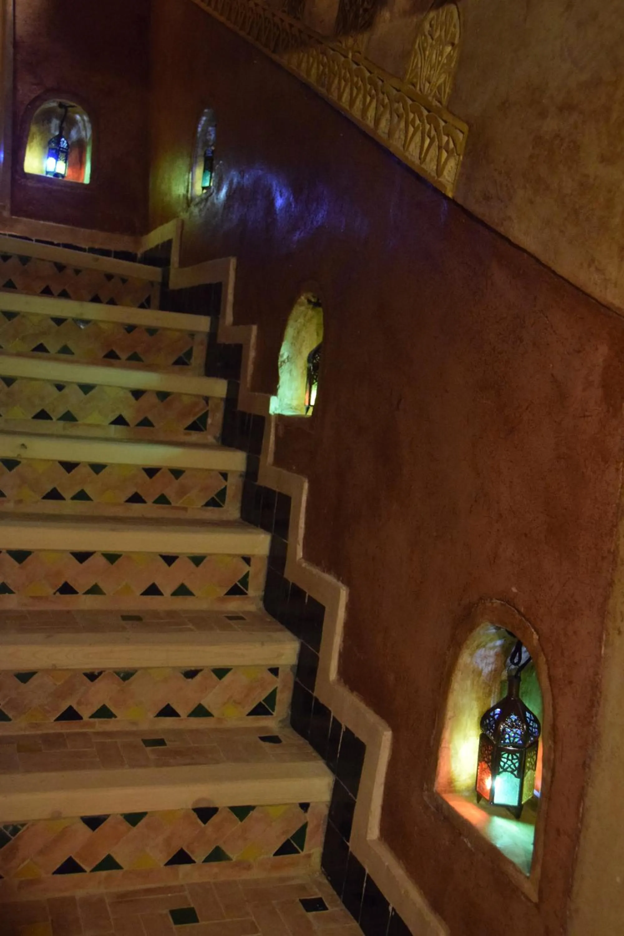 Decorative detail in Kasbah Assafar