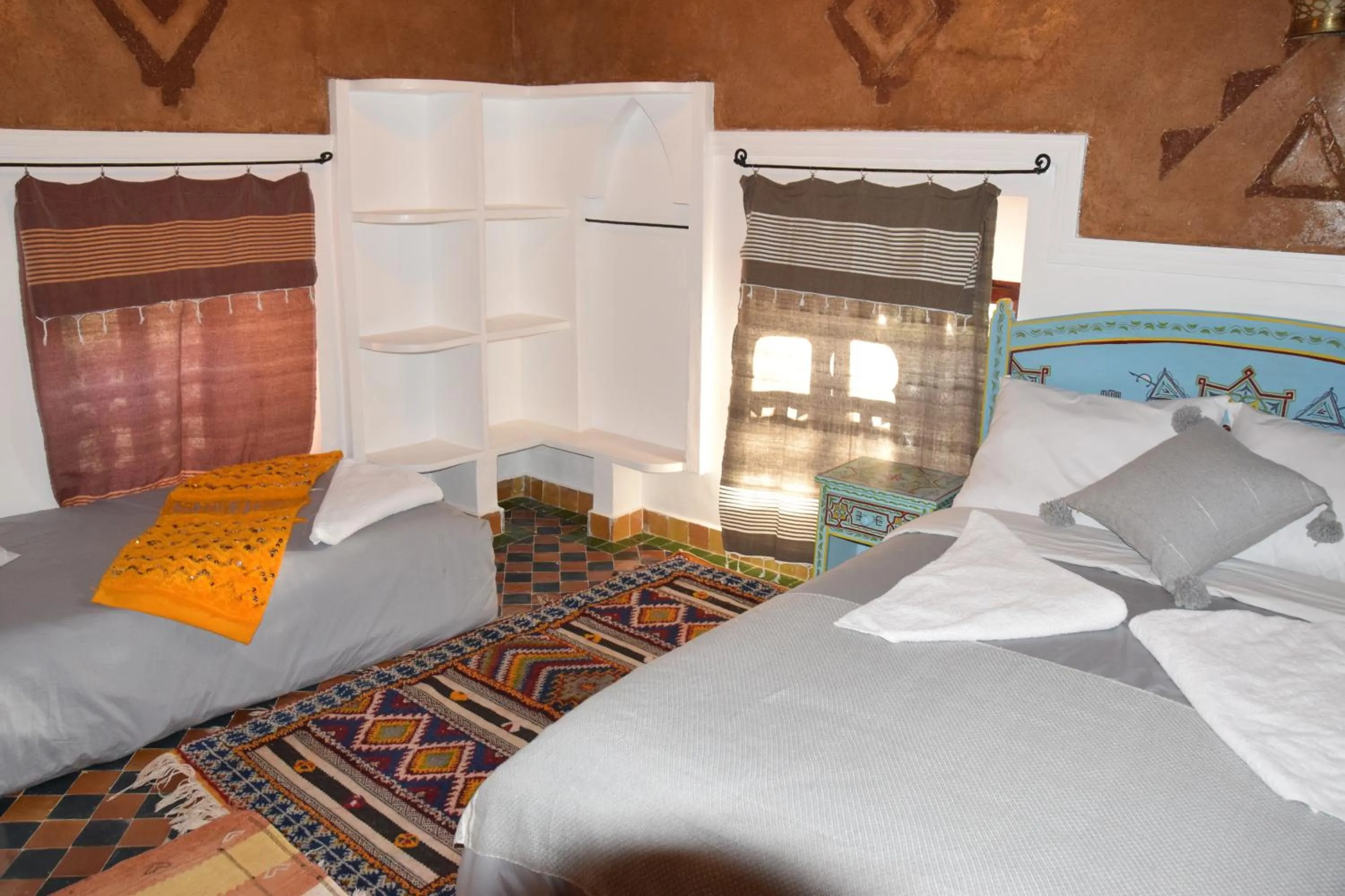 Bed in Kasbah Assafar