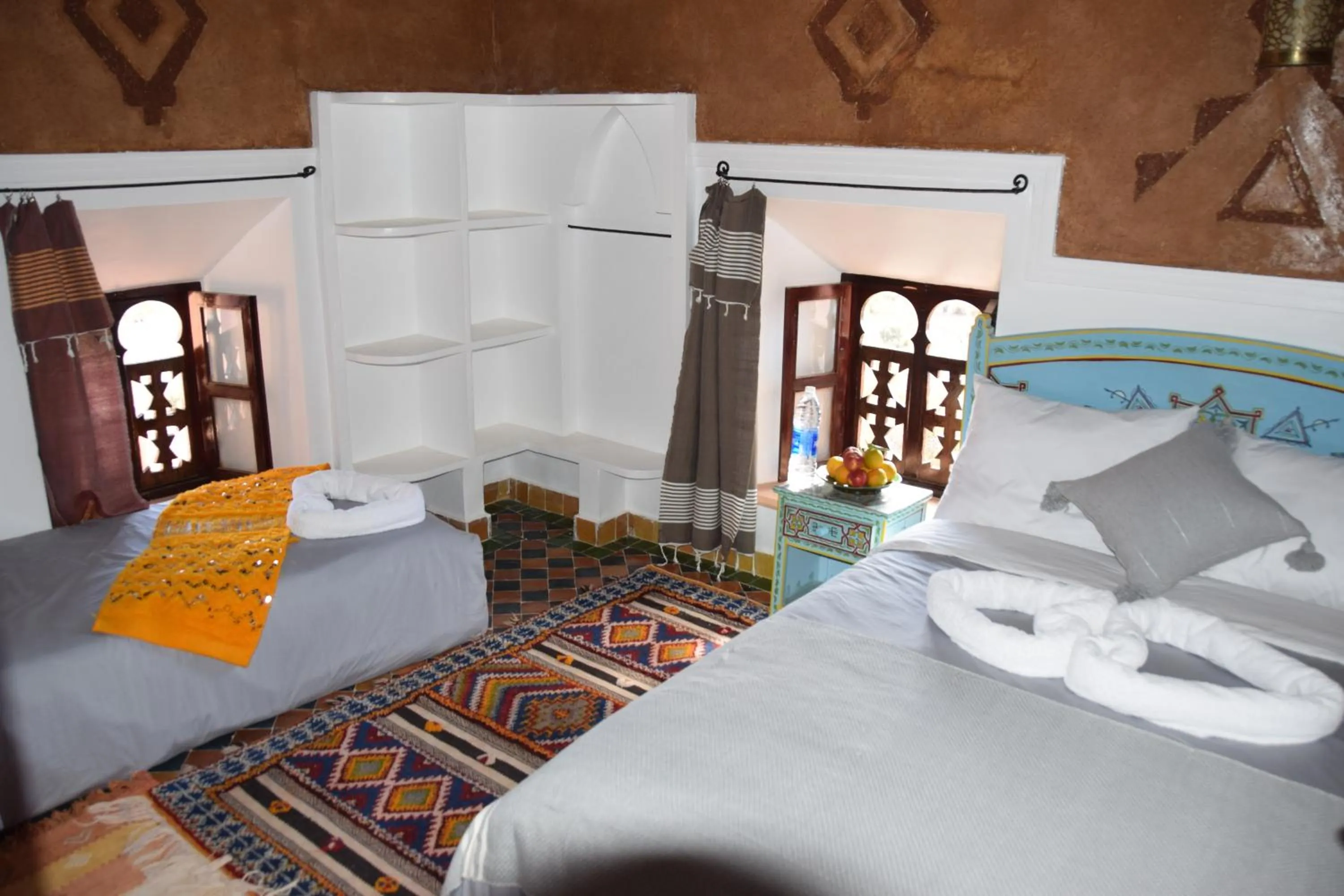 Bed in Kasbah Assafar