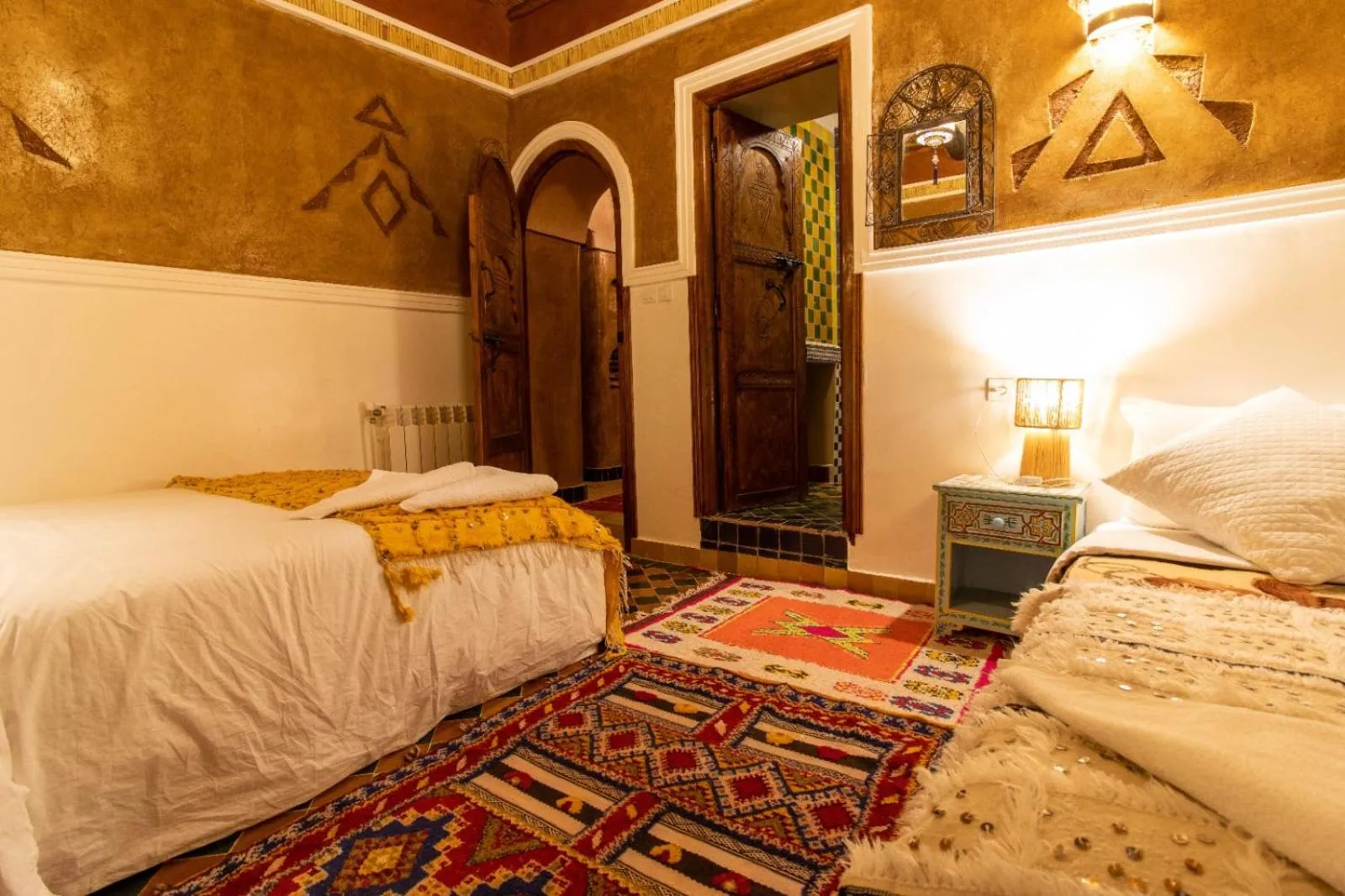 Bed in Kasbah Assafar