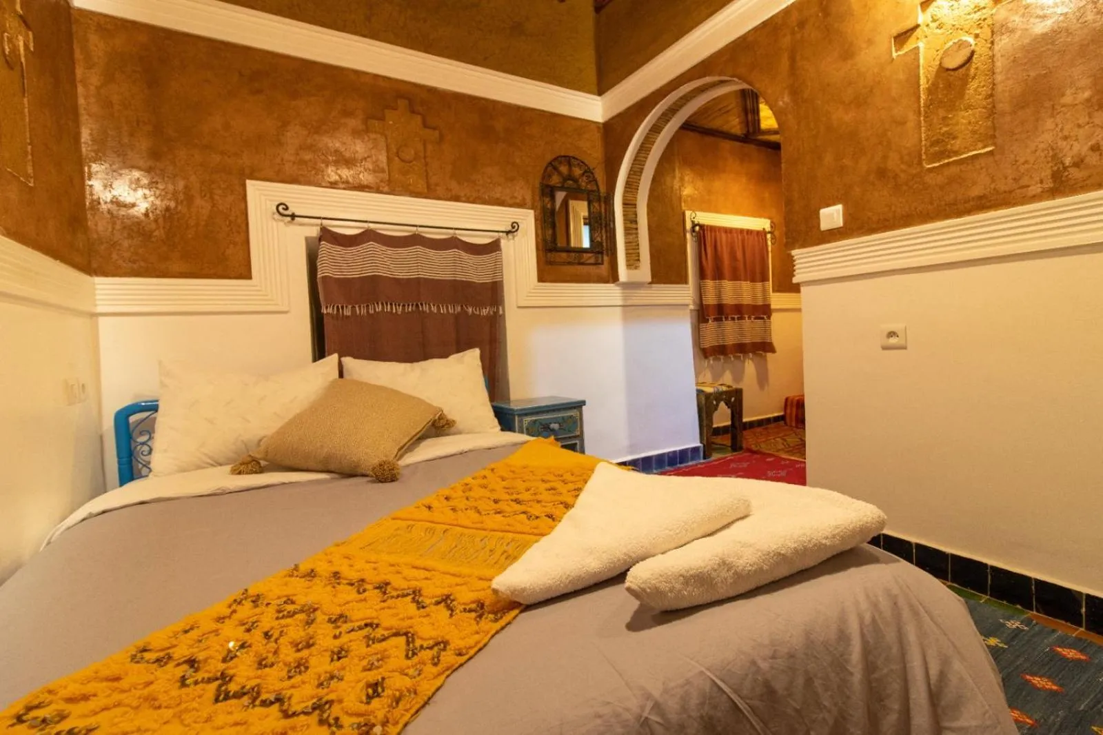 Bed in Kasbah Assafar