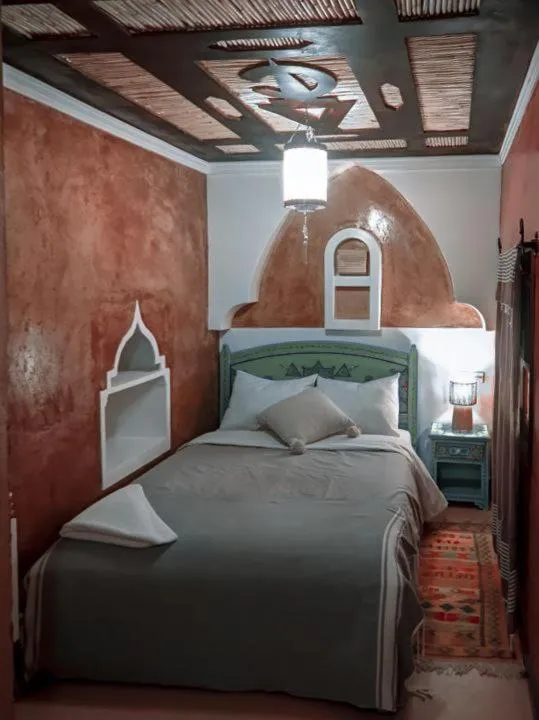 Bed in Kasbah Assafar