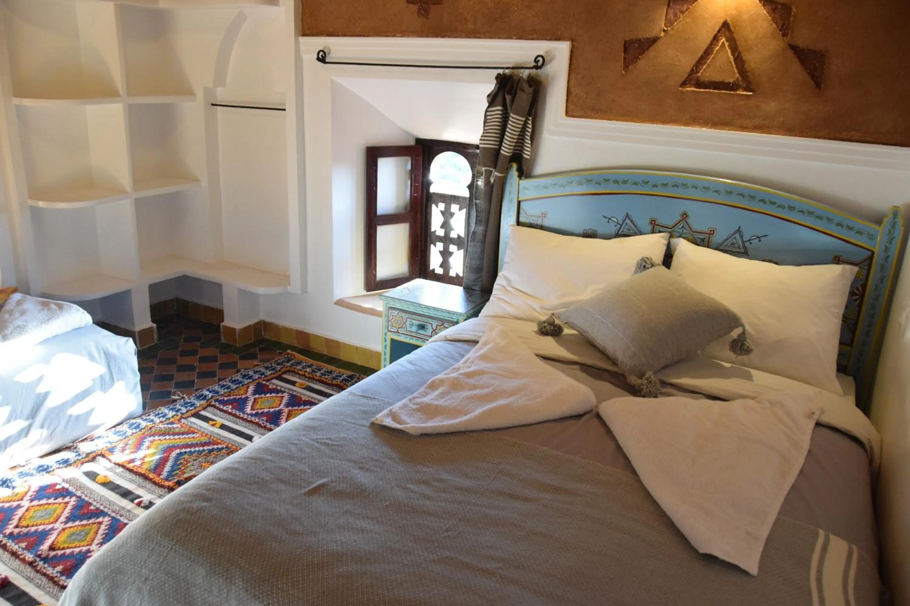 Bed in Kasbah Assafar