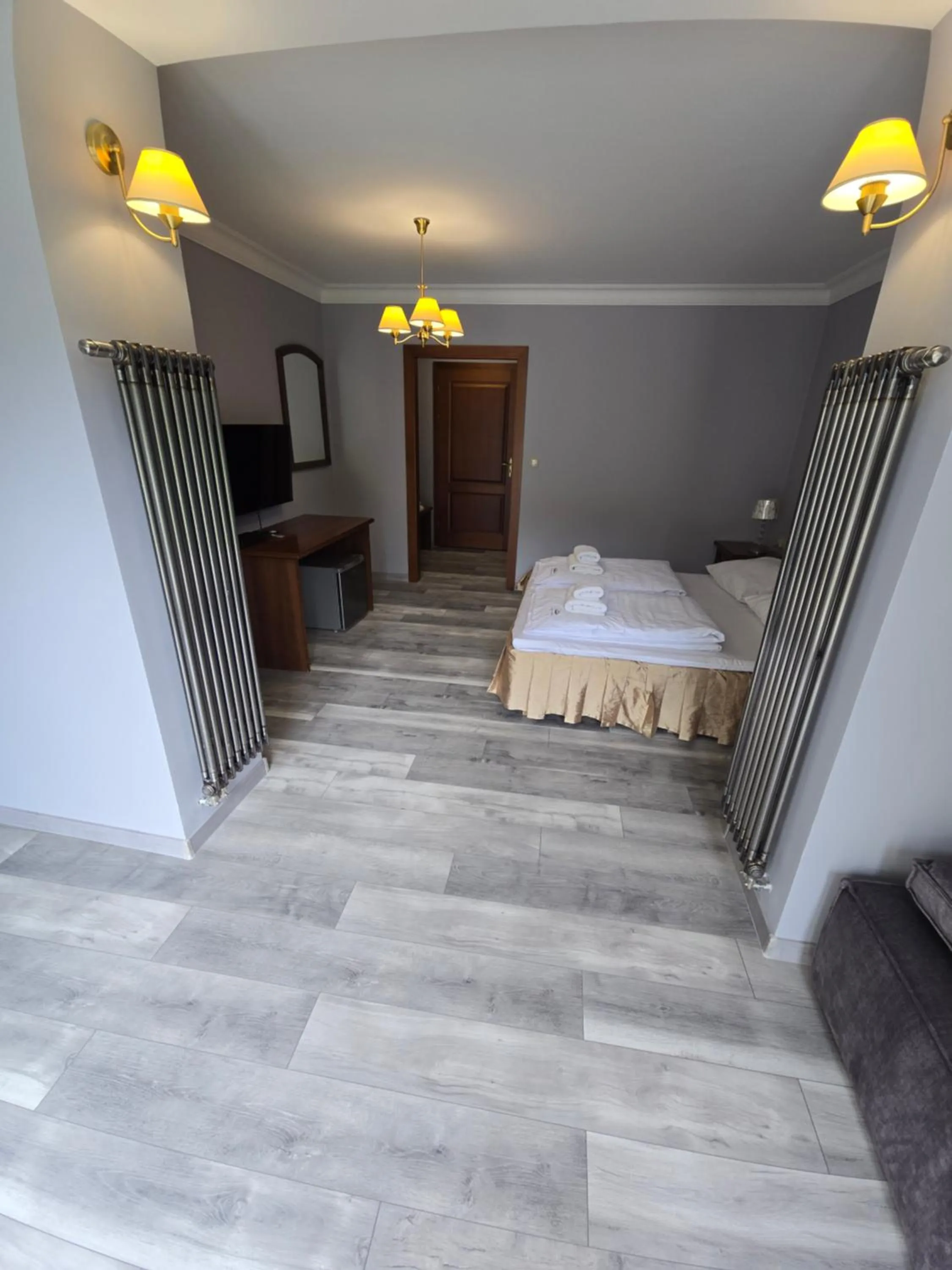 Bed in Pensjonat Nad Rzeką