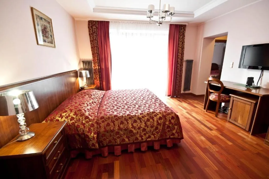 Bed in Pensjonat Nad Rzeką