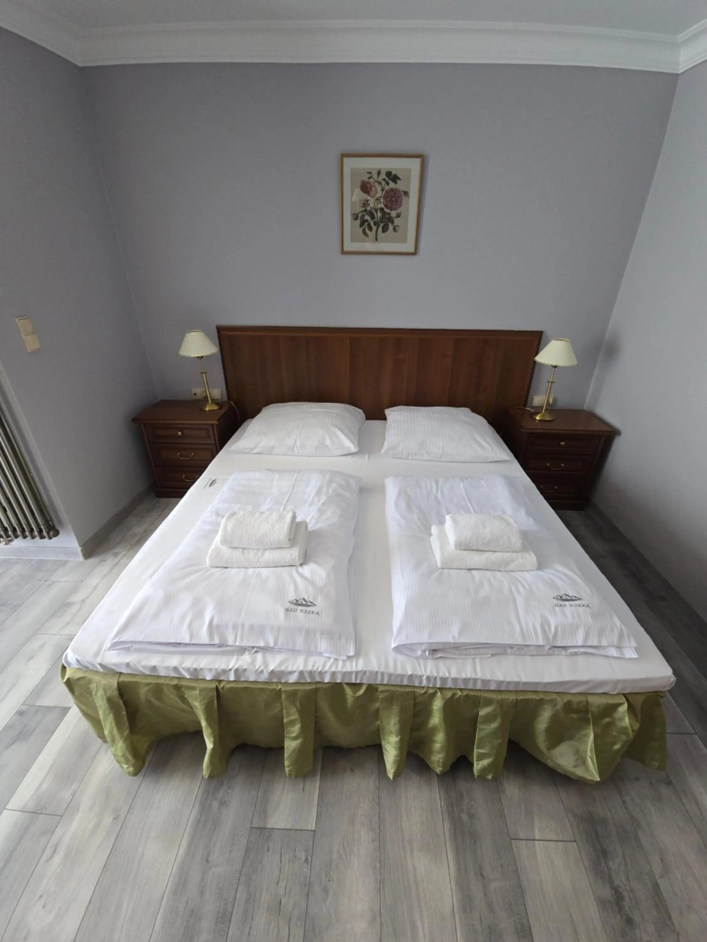Bed in Pensjonat Nad Rzeką