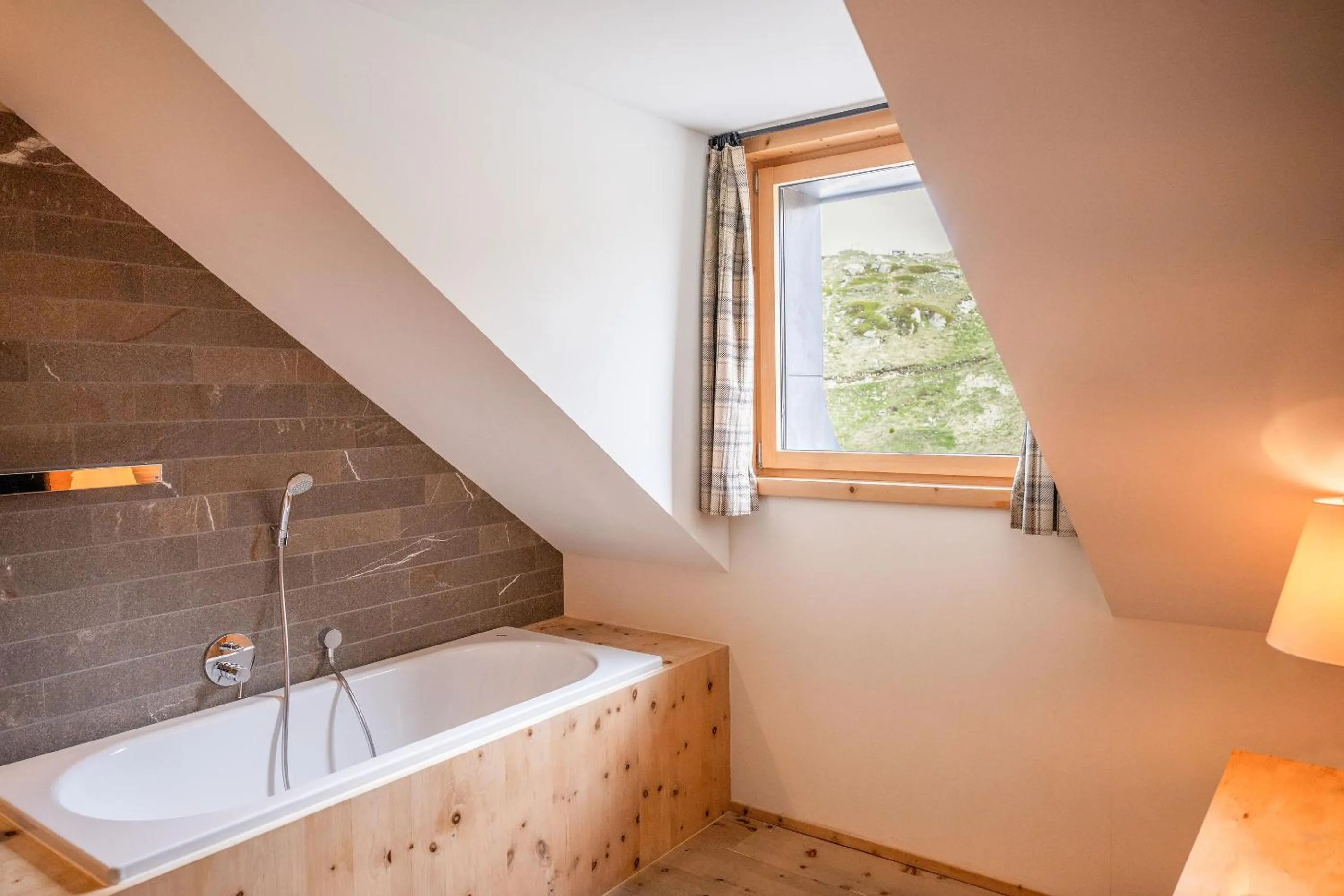 View (from property/room) in Romantik Hotel Muottas Muragl