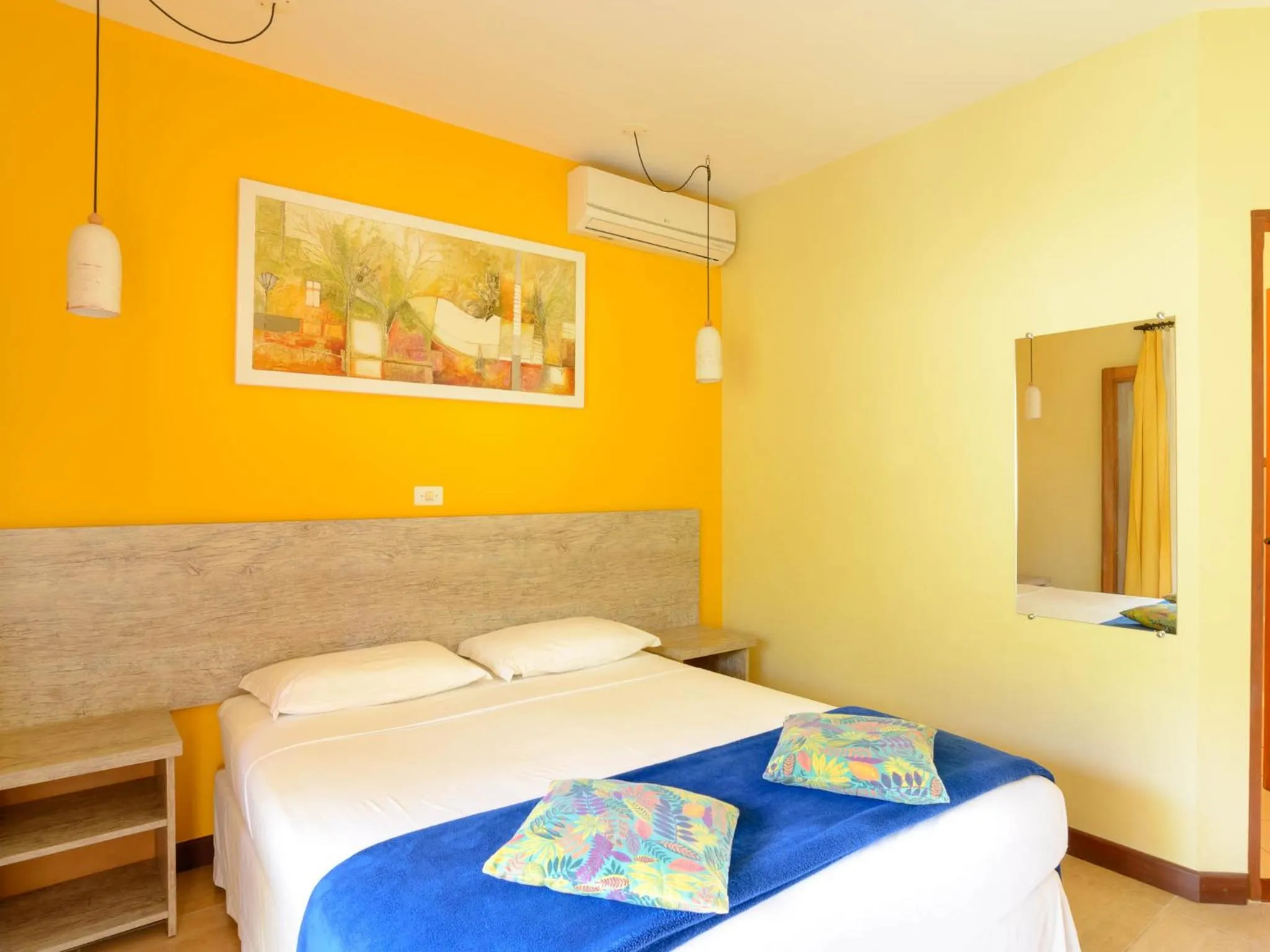 Bed in Pousada Ecoilha