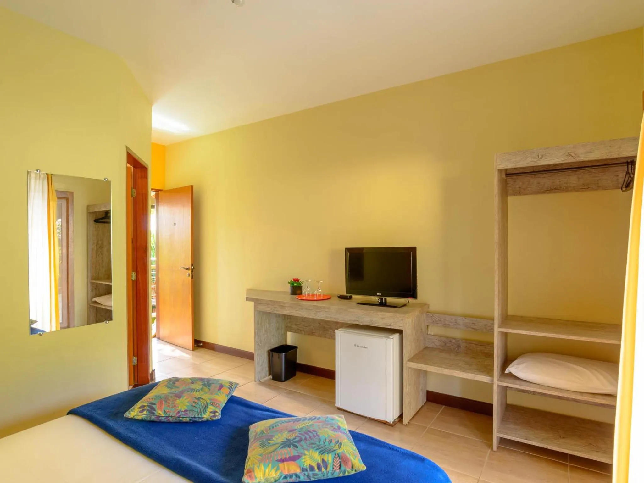 Bed in Pousada Ecoilha