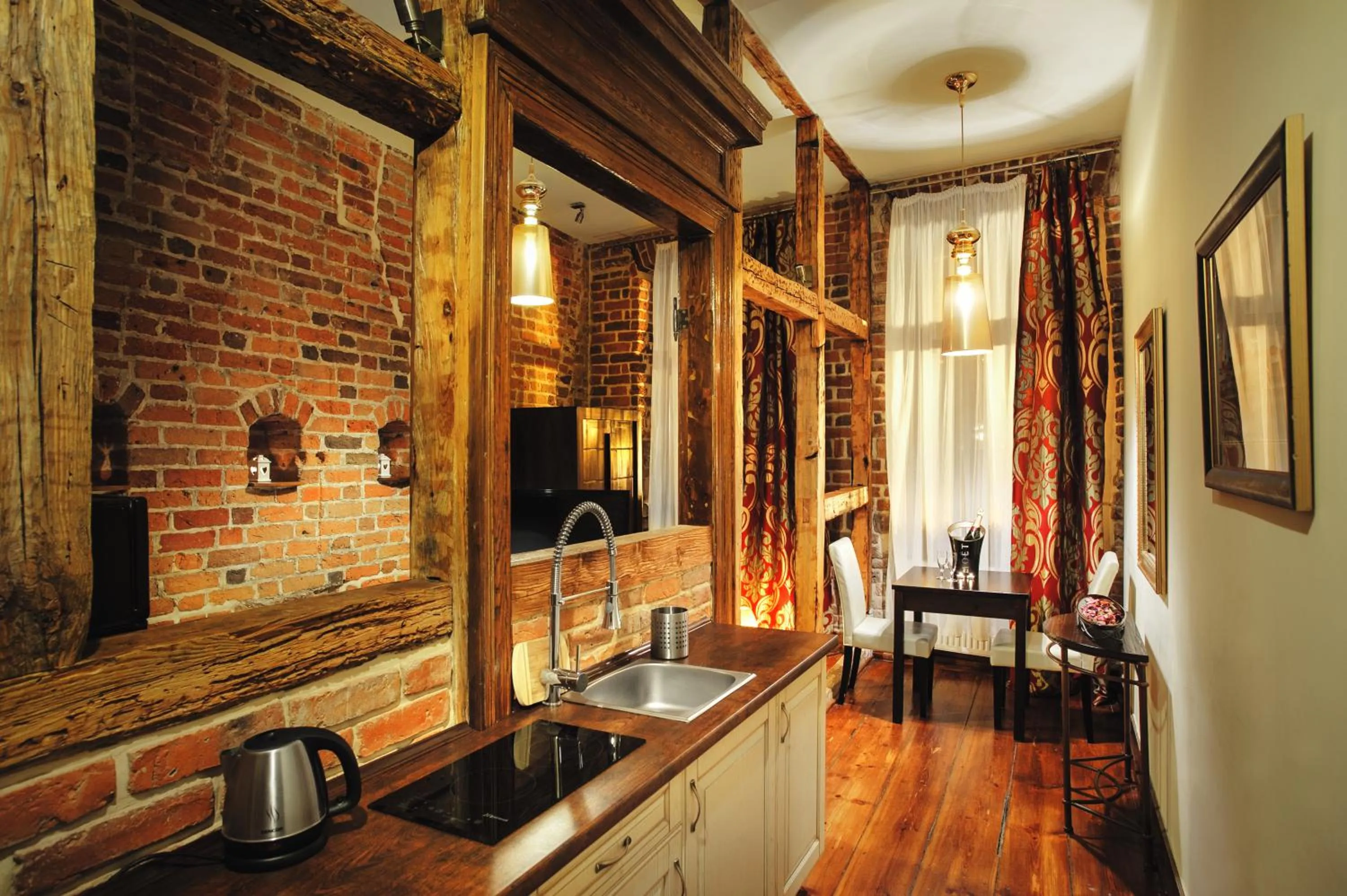 Kitchen or kitchenette in Apartamenty Chleb i Wino Toruń