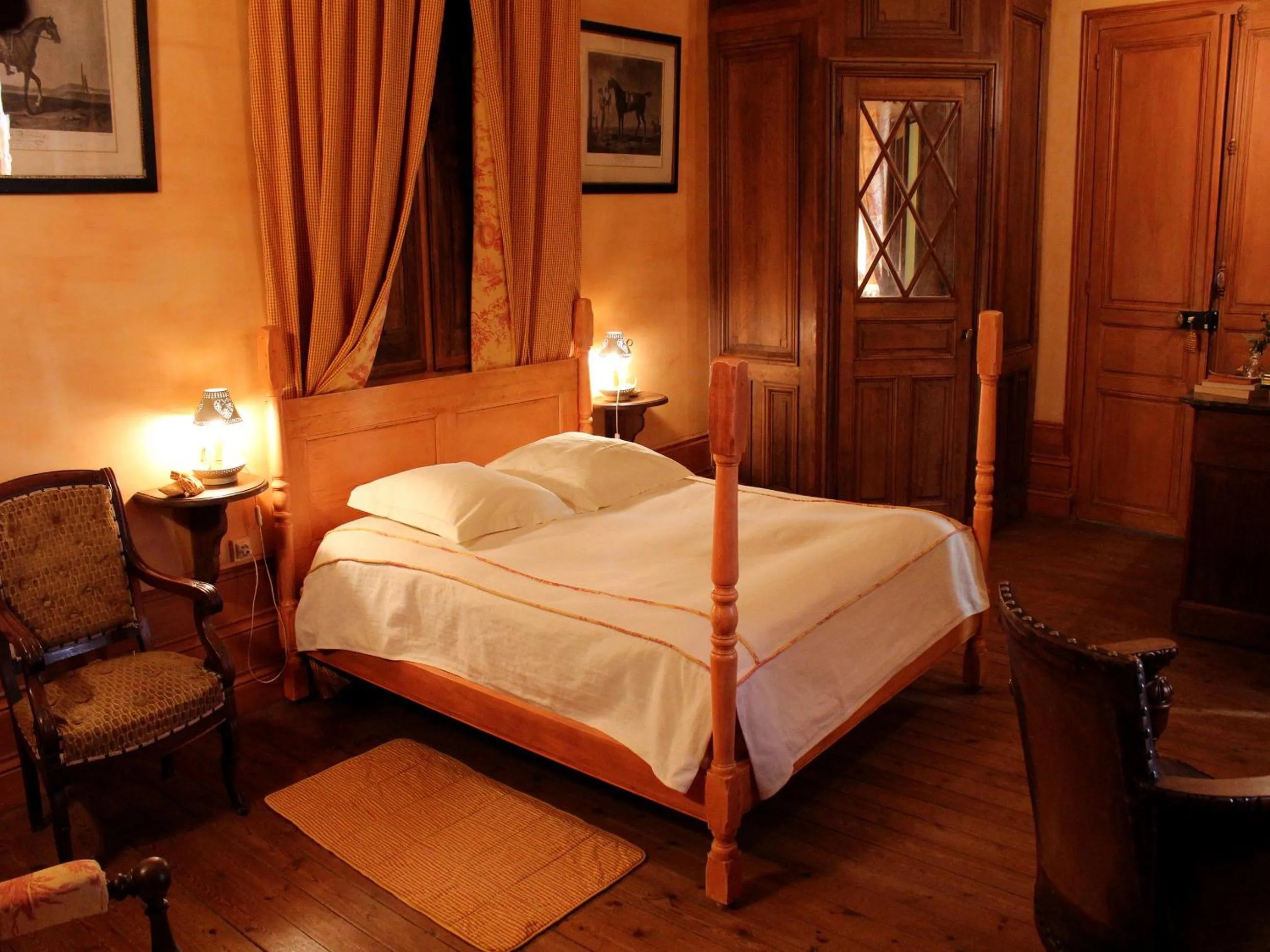 Bed in Château De Chambiers