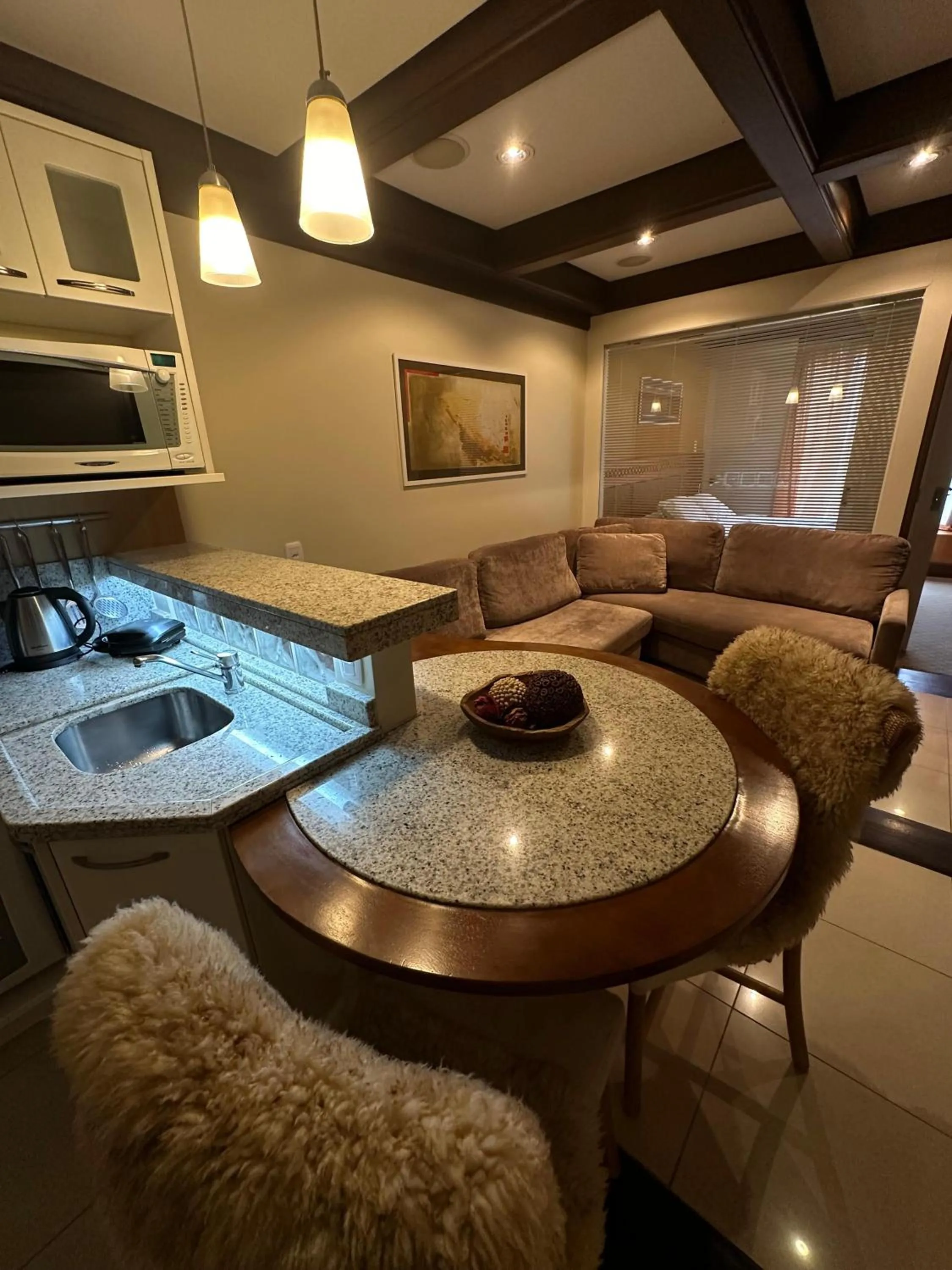 Living room in Flat Luxo Mountain Village