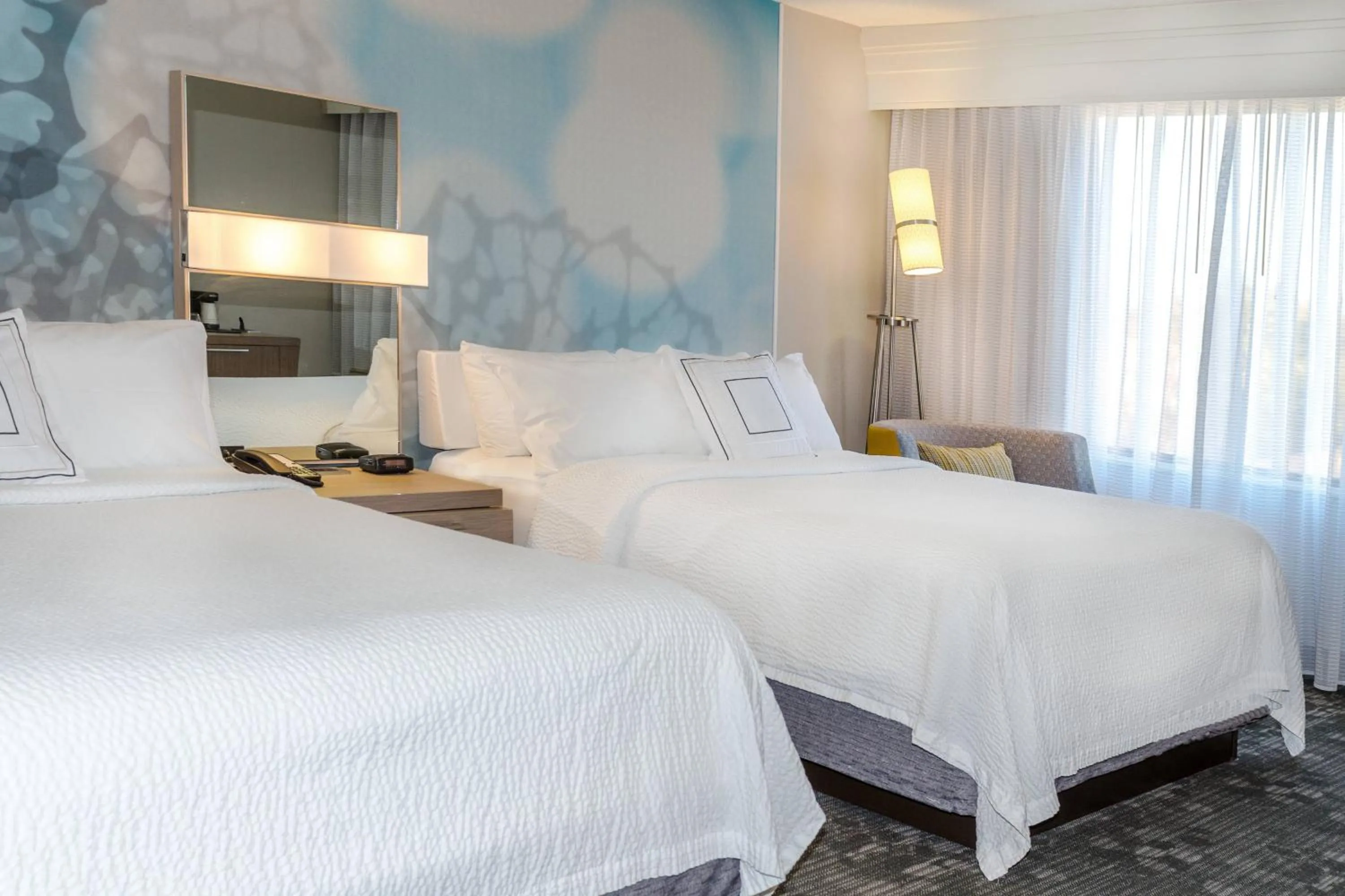 Photo of the whole room, Bed in Courtyard by Marriott Nashville at Opryland