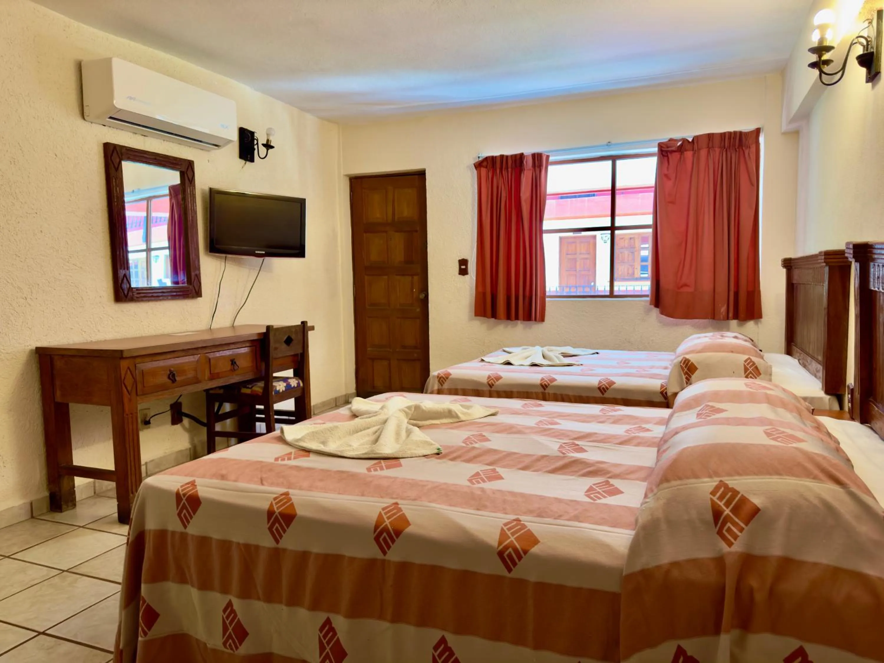 Double Room with Two Double Beds in Hotel Hacienda María Eugenia Acapulco