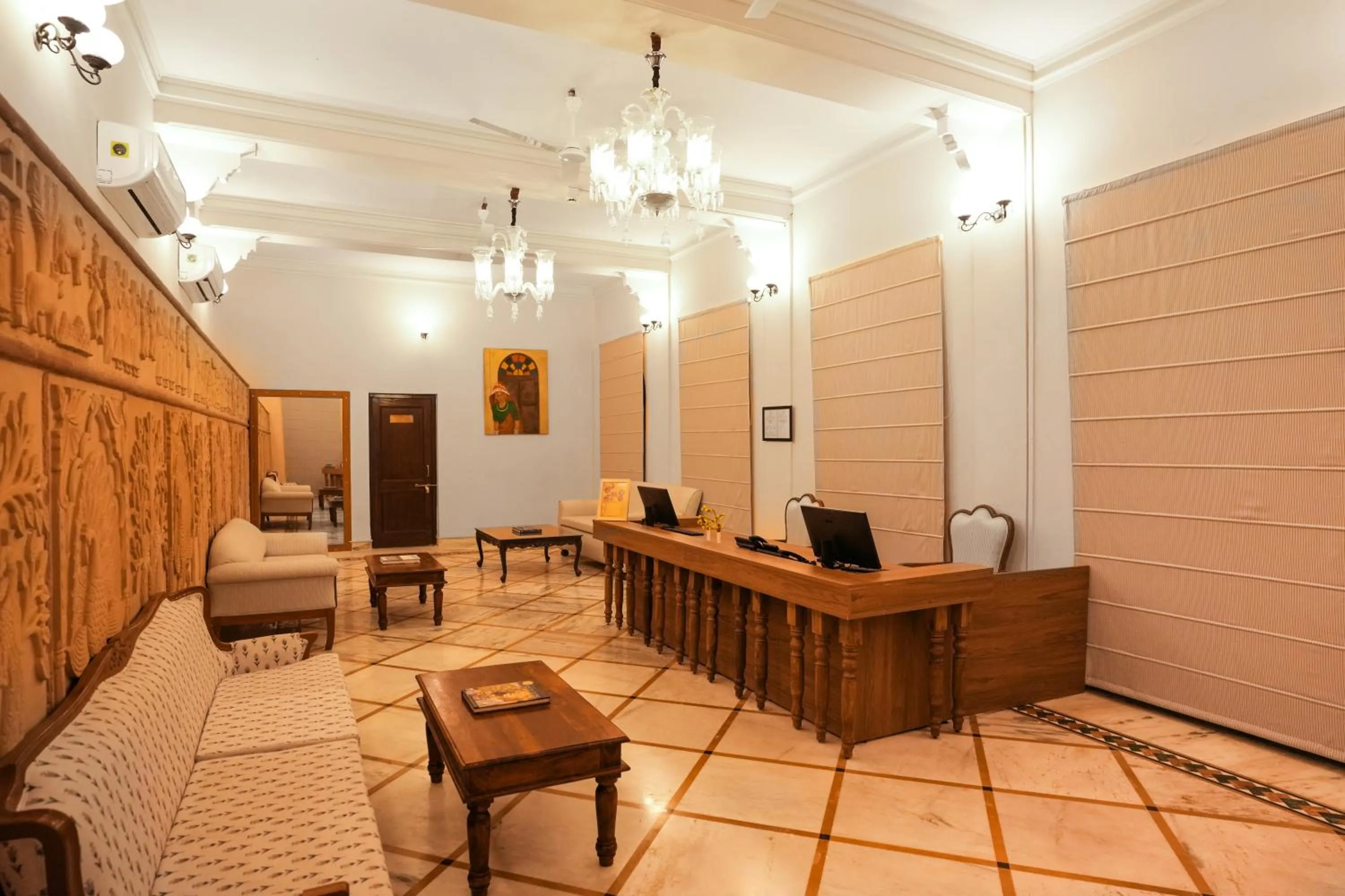 Lobby or reception in Club Mahindra Bharatpur