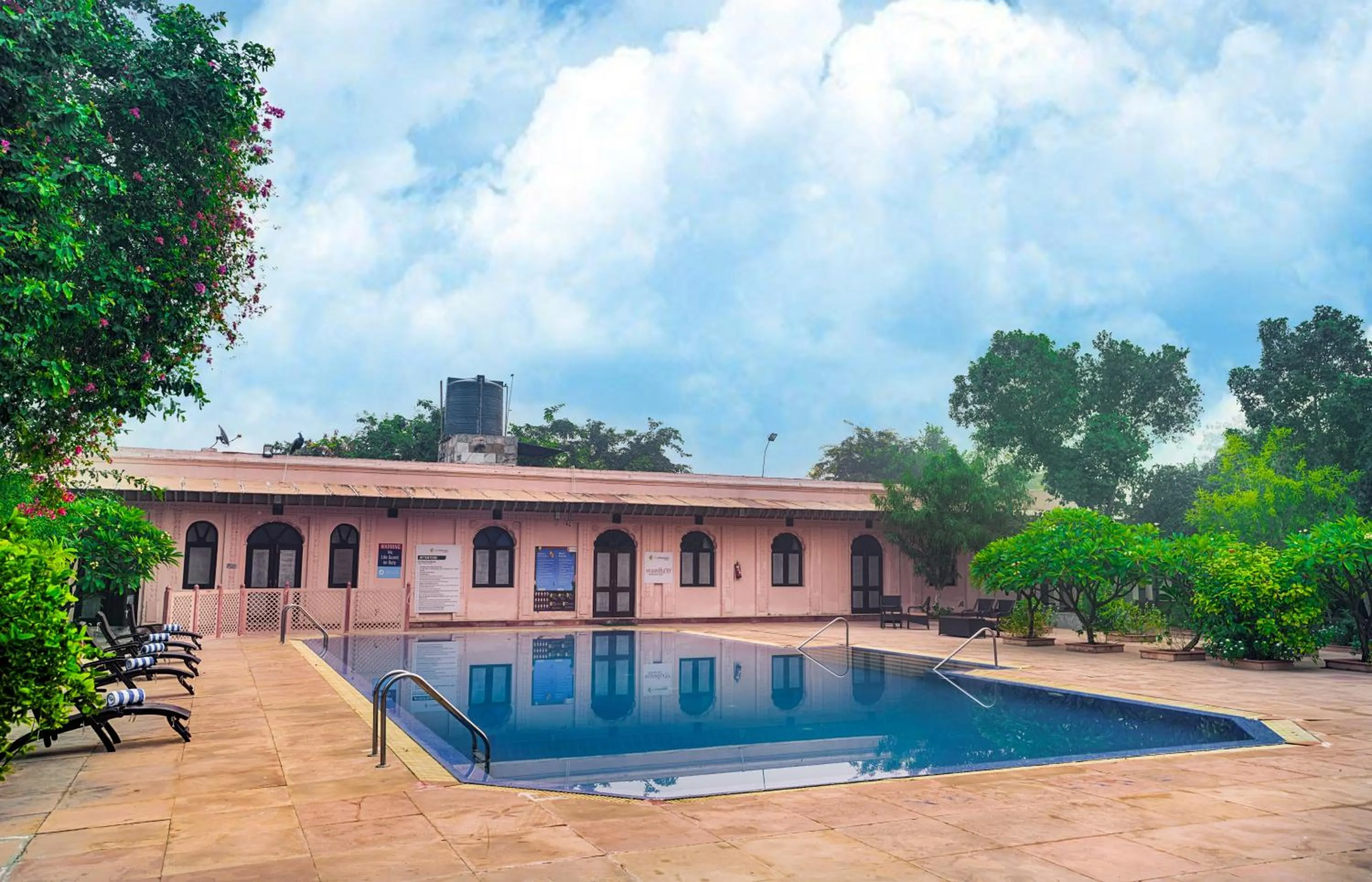 Swimming pool in Club Mahindra Bharatpur