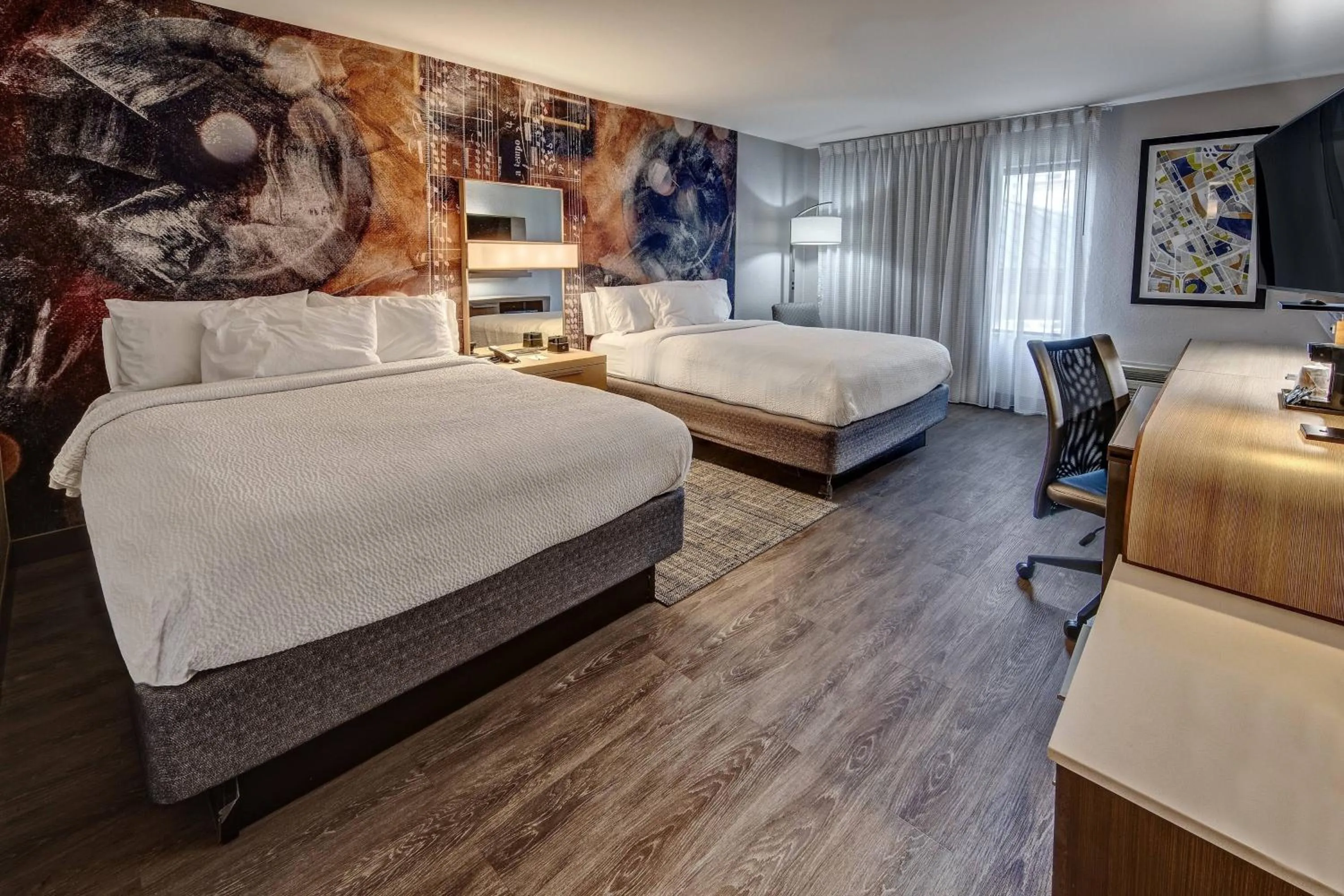 Photo of the whole room, Bed in Courtyard by Marriott Nashville Vanderbilt West End