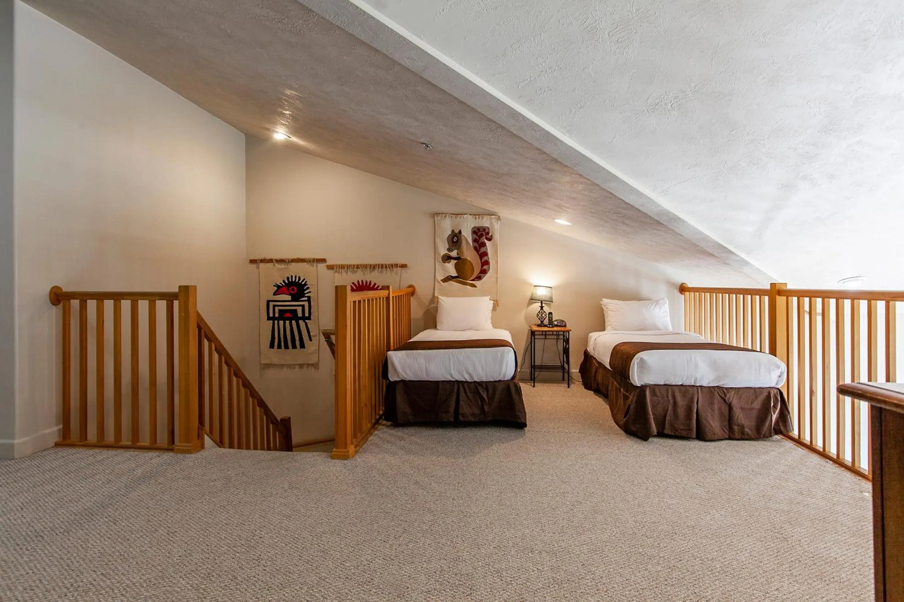 Bed in Crestview Condominiums by All Seasons Resort Lodging