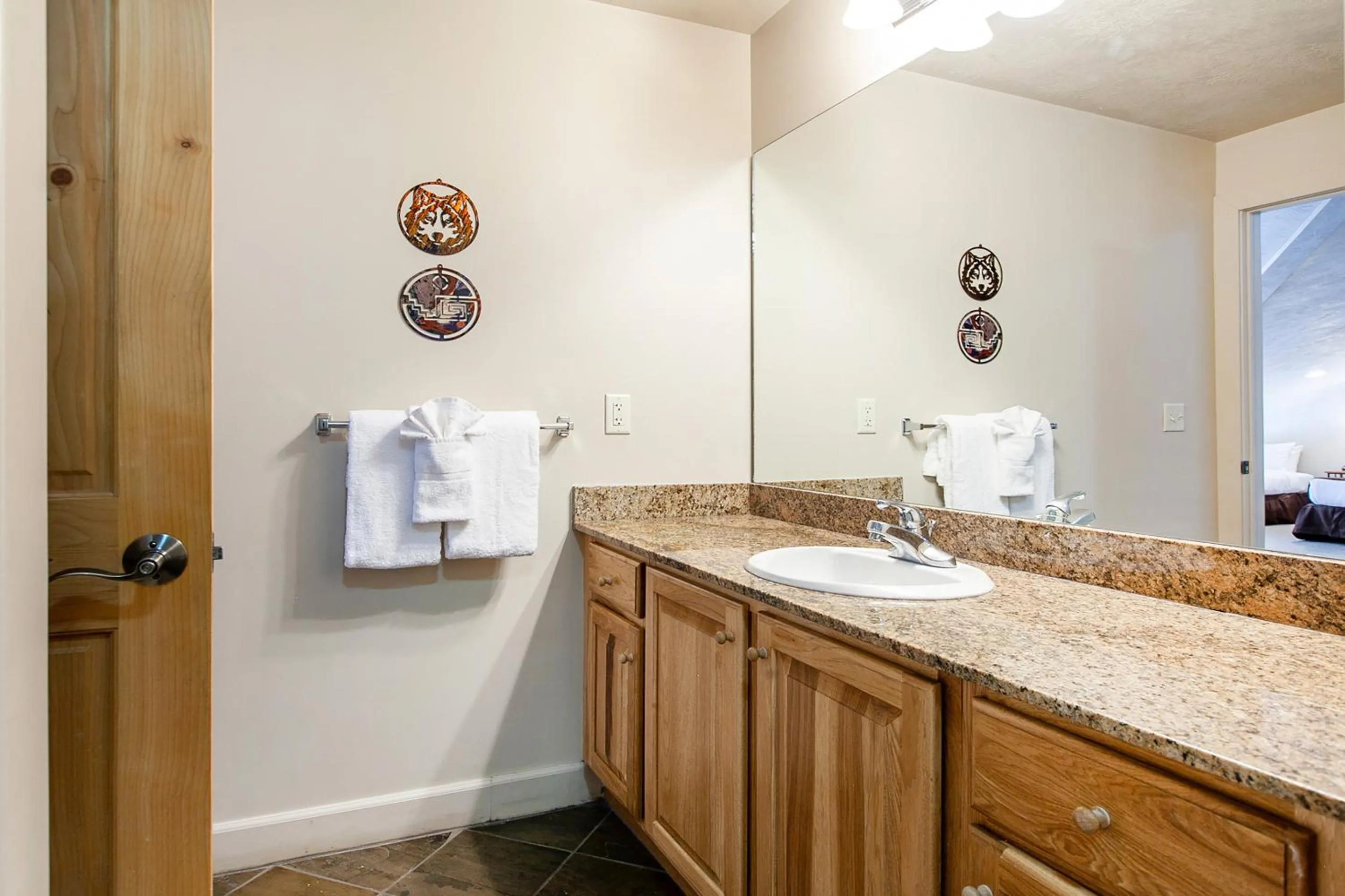 Bathroom in Crestview Condominiums by All Seasons Resort Lodging