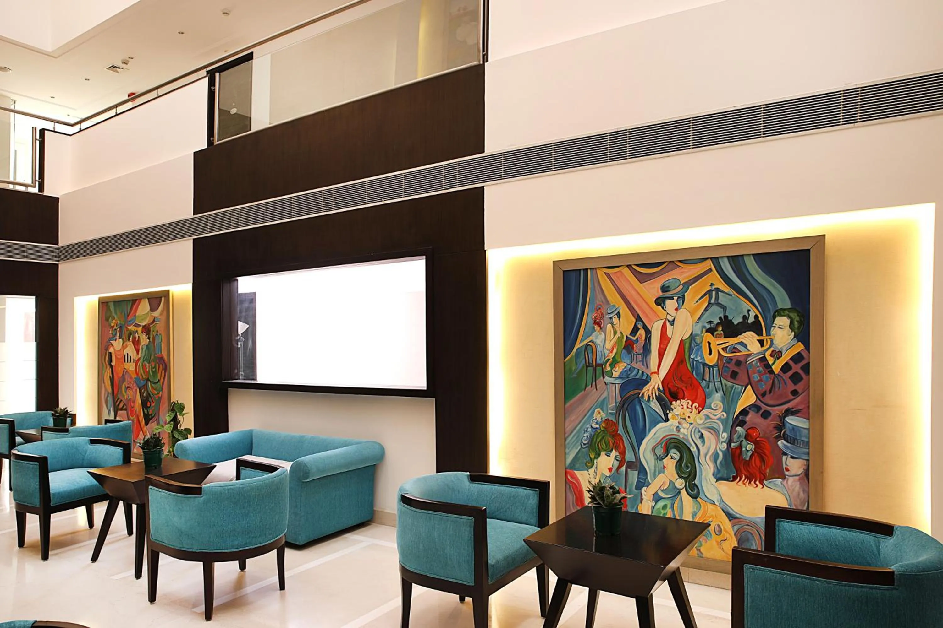 Lobby or reception in Inde Hotel Huda City Centre Vista Woods, Gurgaon