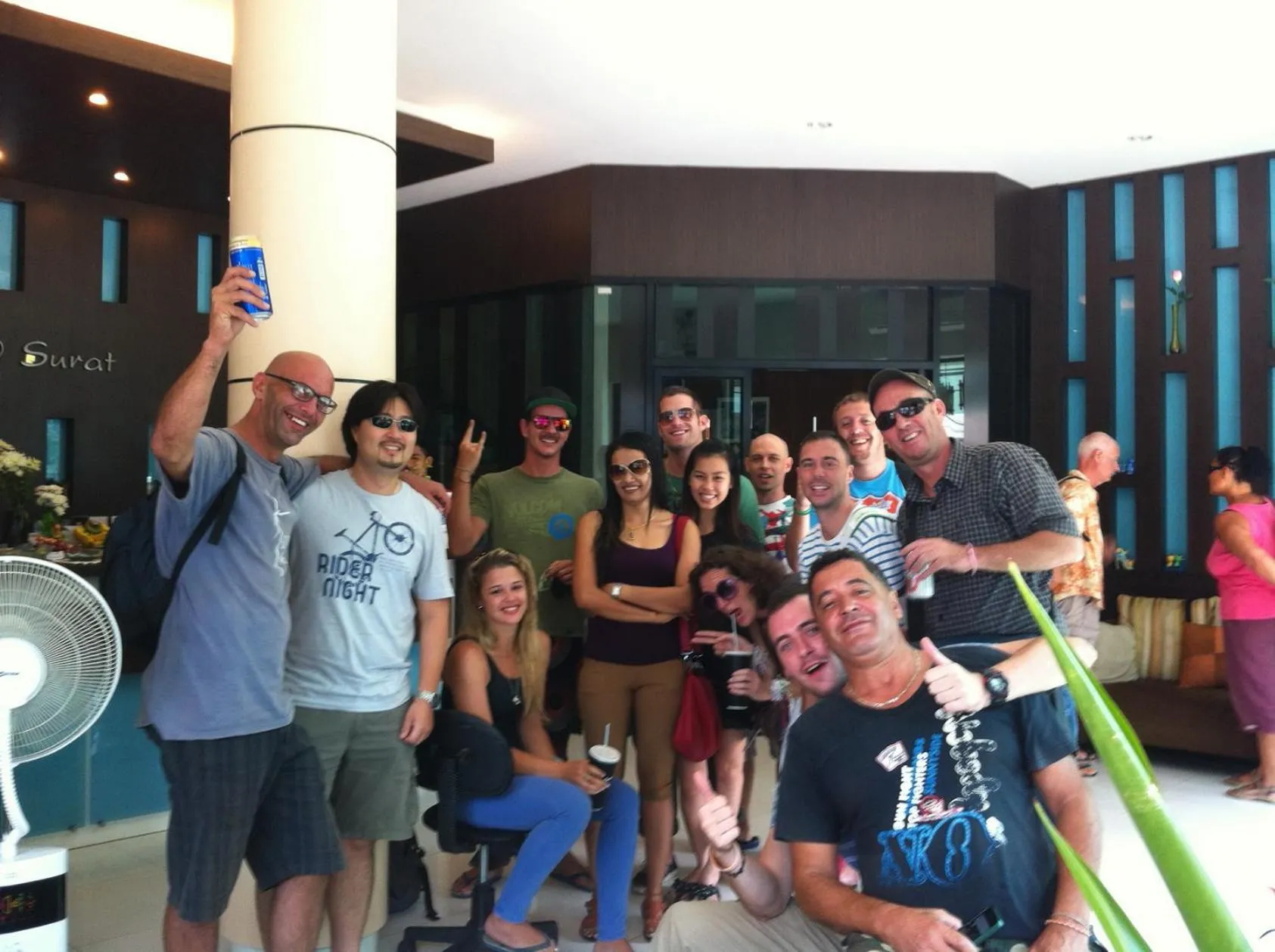 group of guests in Myplace@Surat Hotel