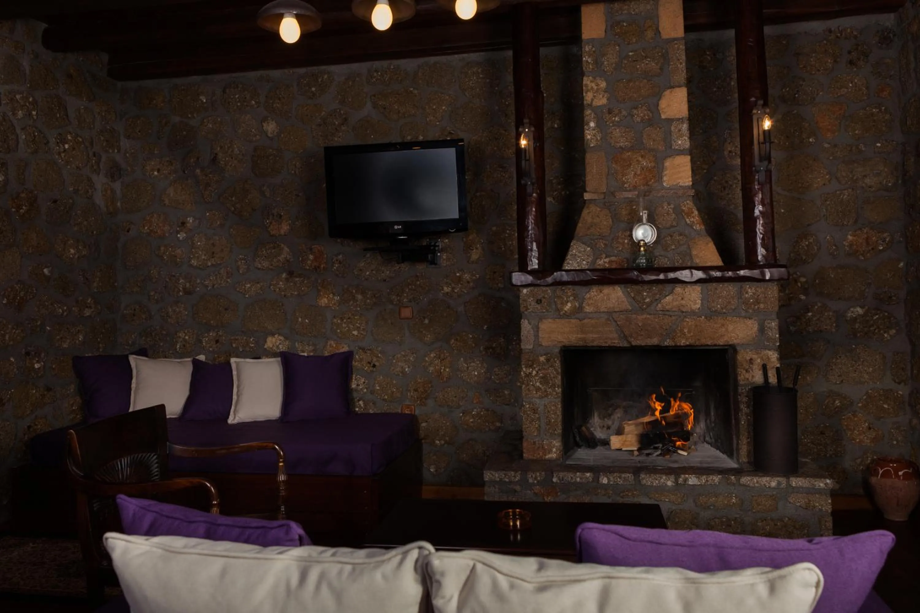 Living room in Pera Alonia Guest House