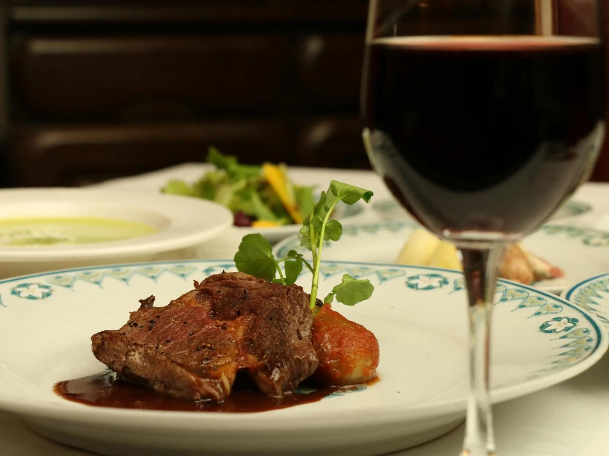 Dinner in Pension Raisin