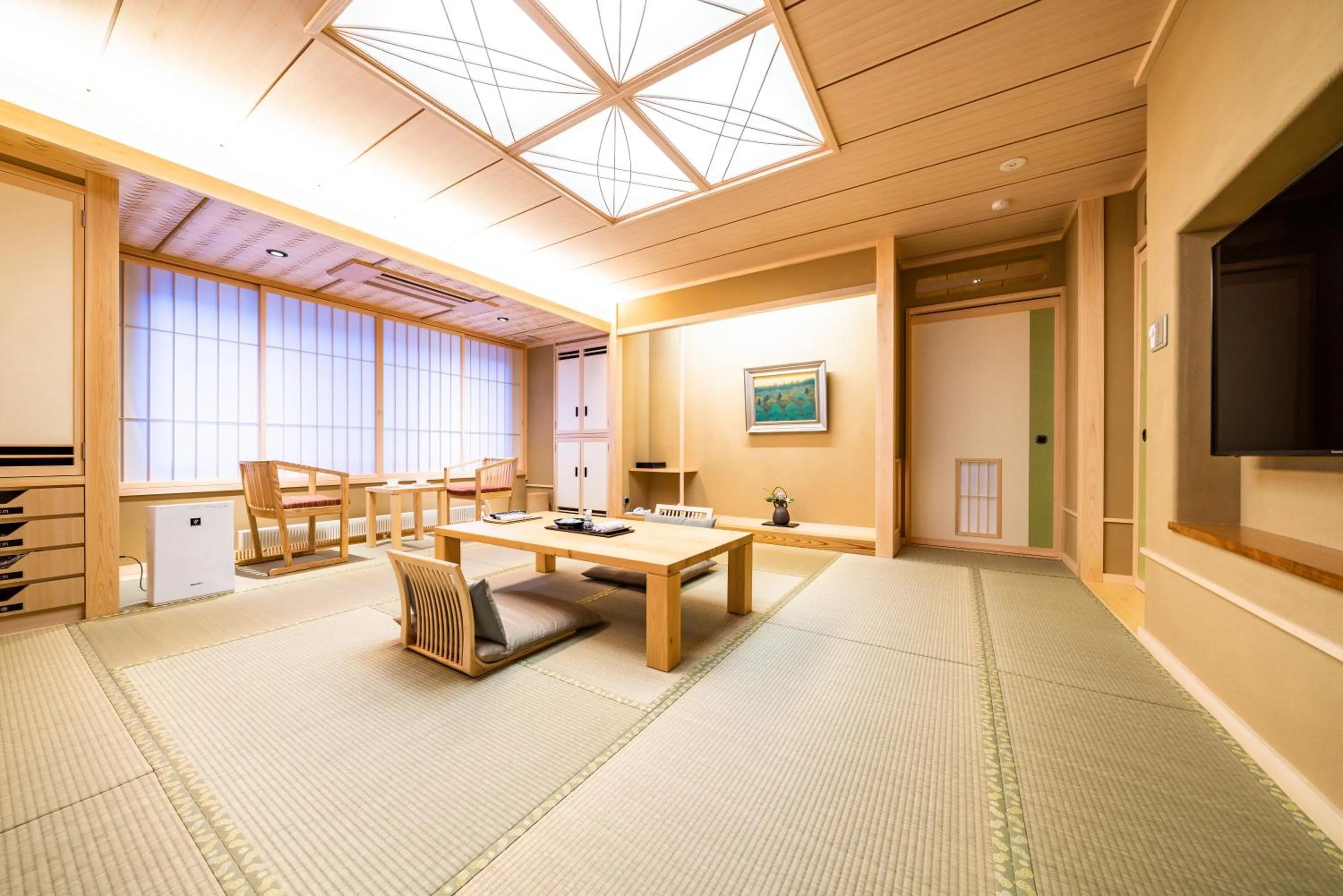 Deluxe Japanese-Western Style Twin Room in Uesugi no Miyu Gotenmori