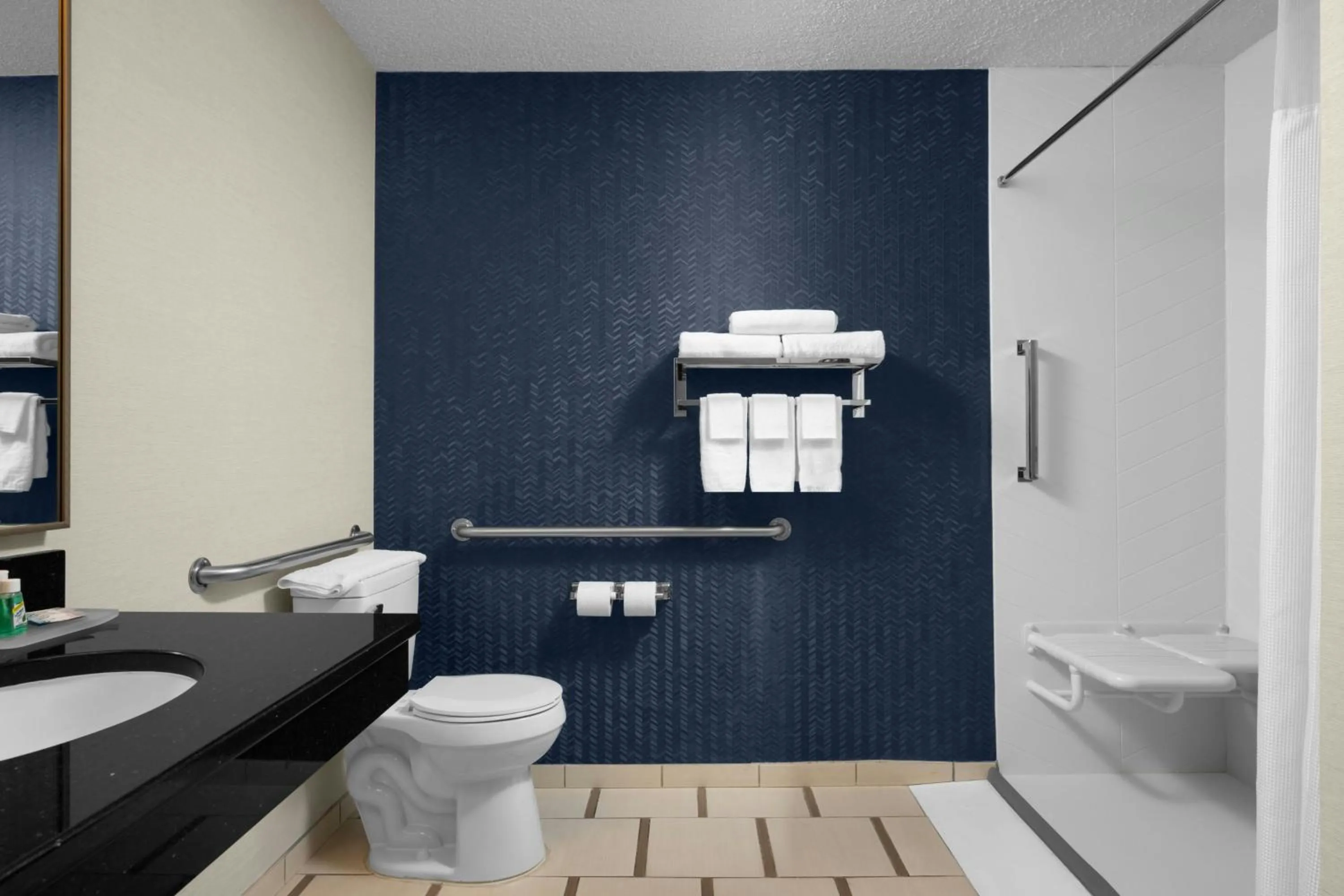 Bathroom in Fairfield Inn Boise Airport