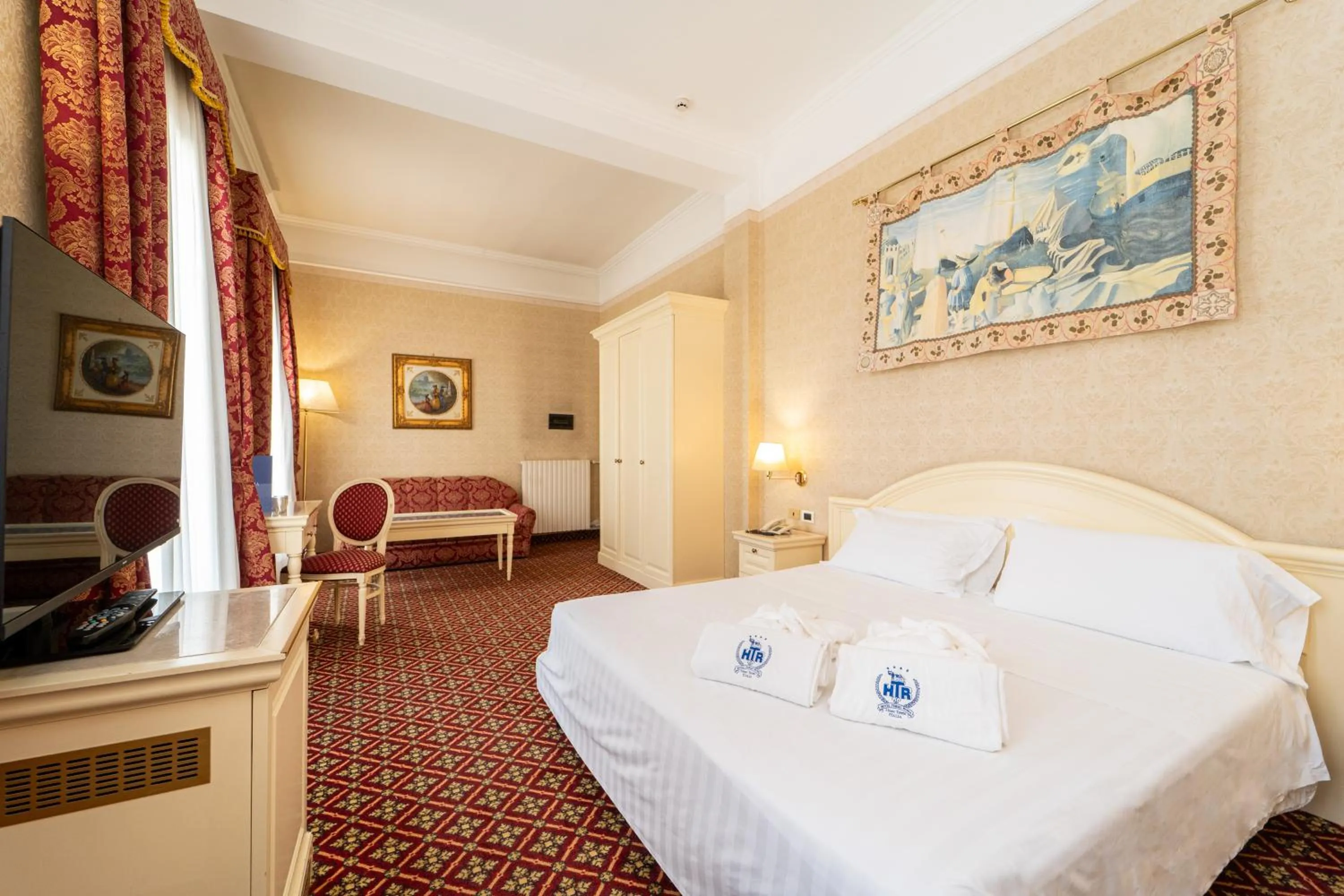 Photo of the whole room, Bed in Hotel Terme Roma