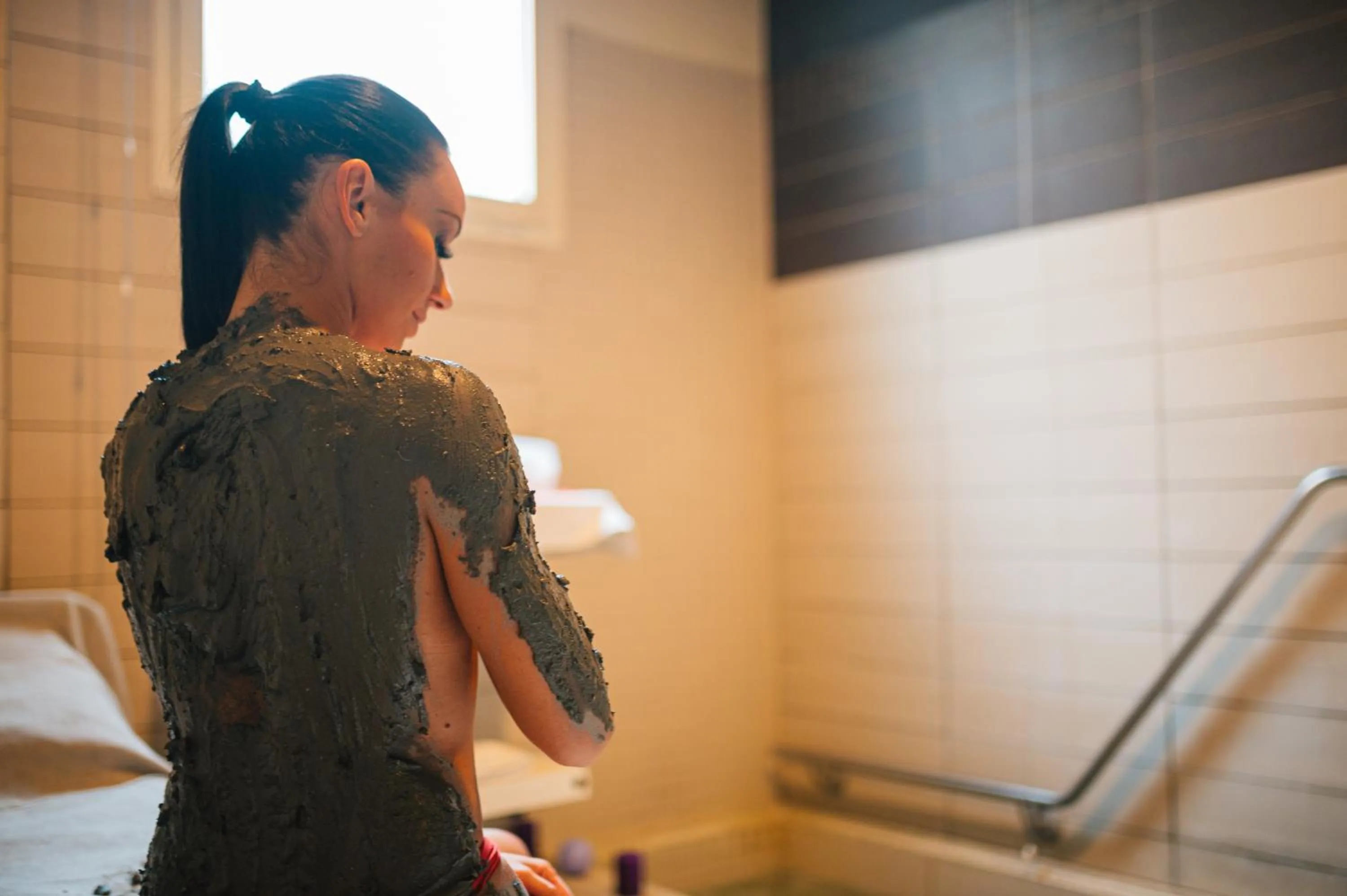 Hot Spring Bath in Hotel Terme Roma