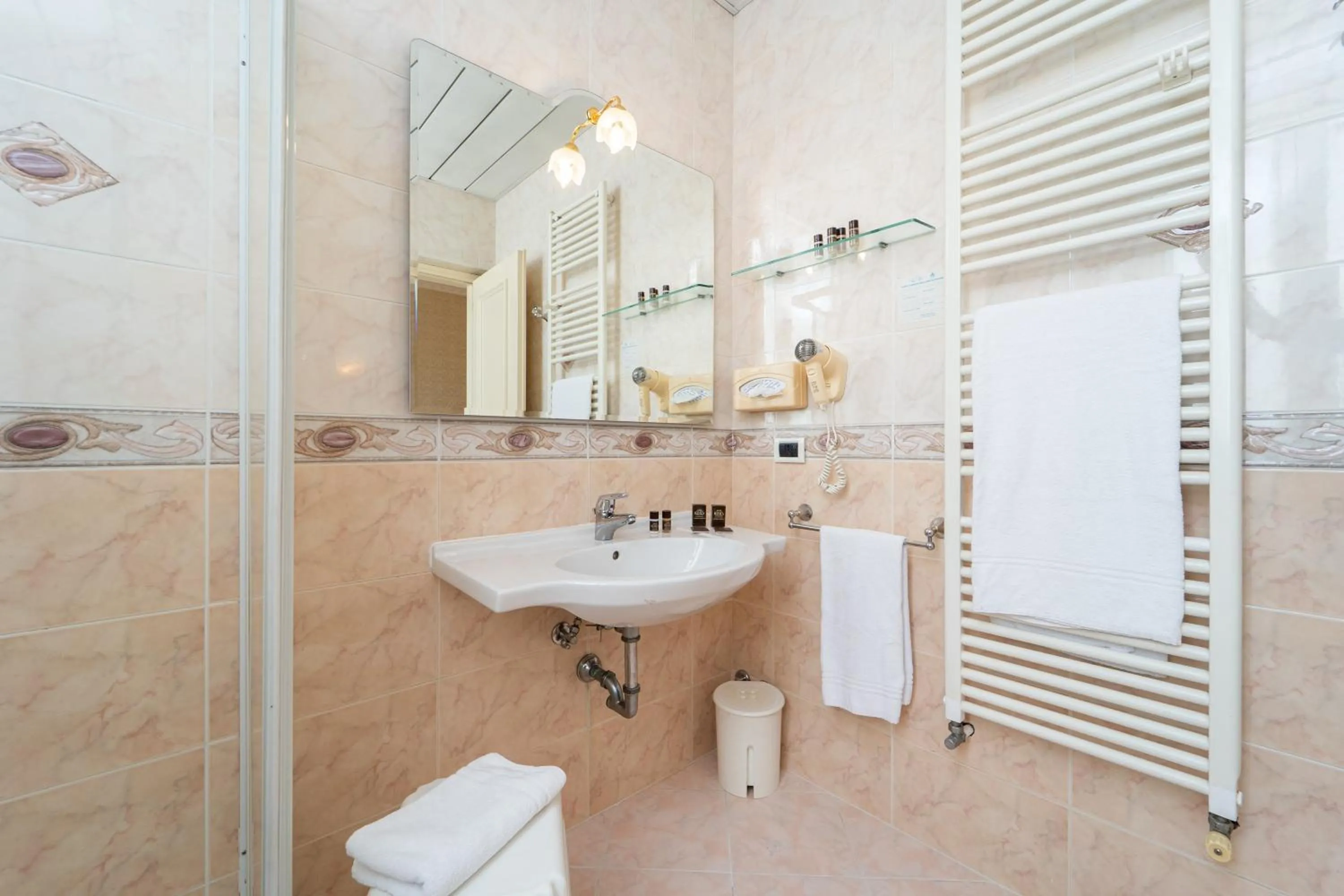 Toilet in Hotel Terme Roma