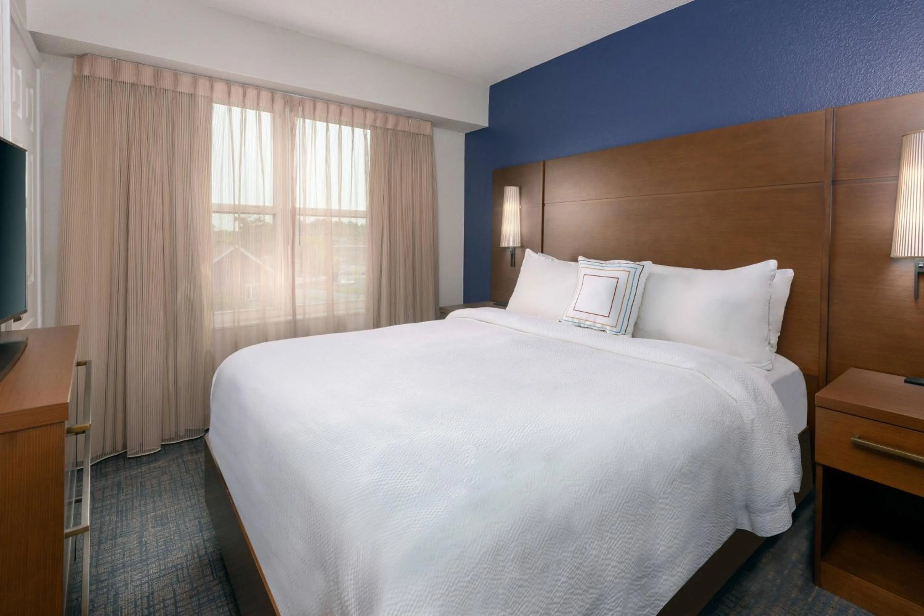 Bedroom, Bed in Residence Inn by Marriott Boston Brockton/Easton