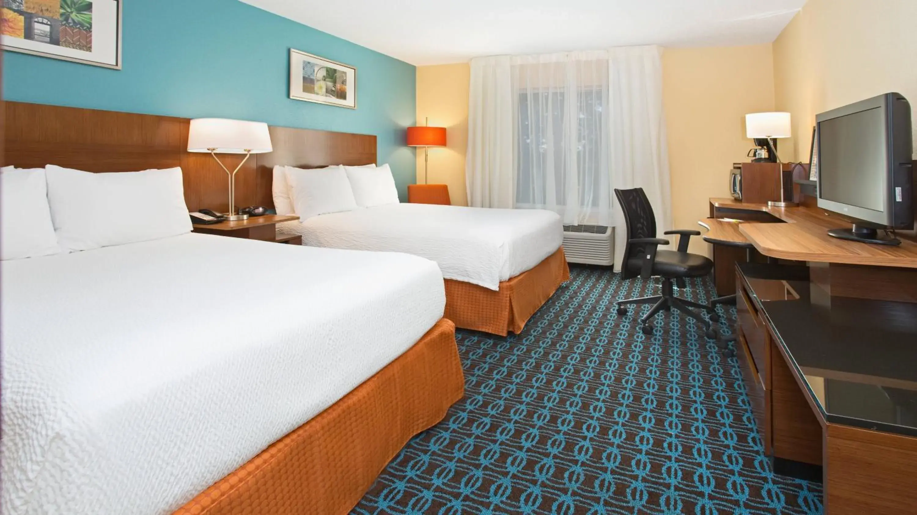 Queen Room with Two Queen Beds - Hearing Accessible in Fairfield Inn & Suites by Marriott Boston Milford Queen Room with Two Queen Beds - Hearing Accessible in Fairfield Inn & Suites by Marriott Boston Milford