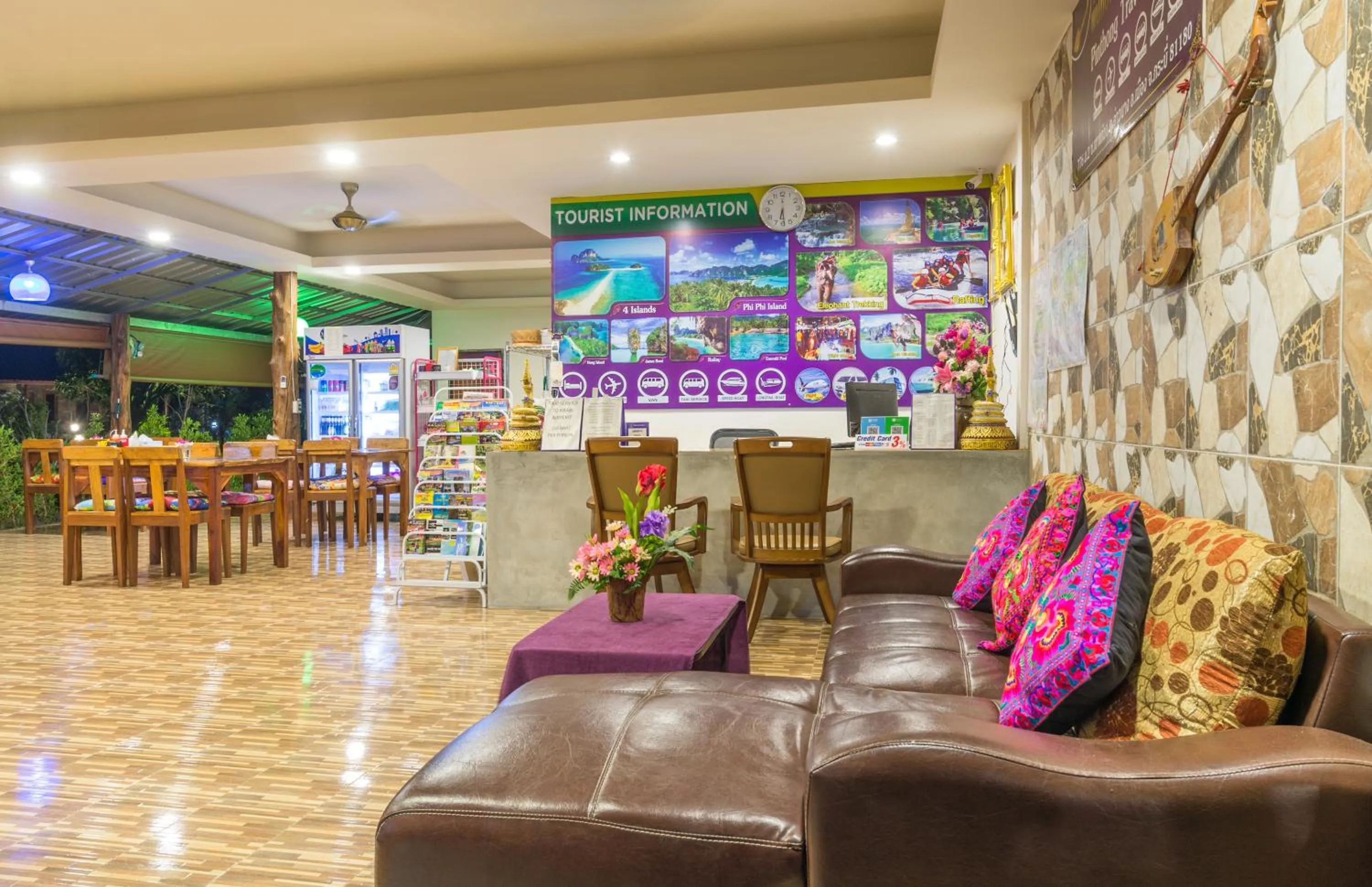 Lobby or reception in Pinthong Aonang Villa