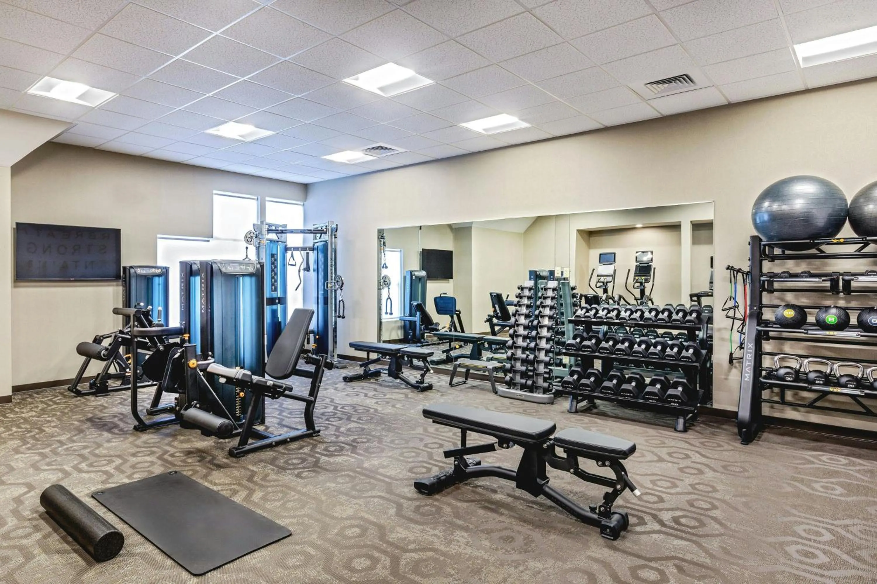 Fitness centre/facilities in Residence Inn Worcester