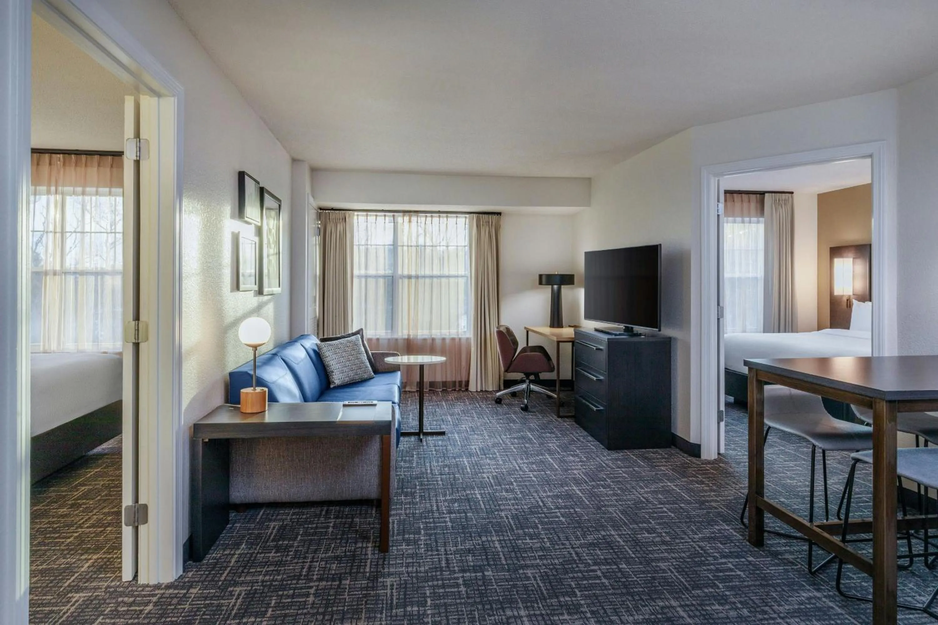 Living room in Residence Inn Worcester