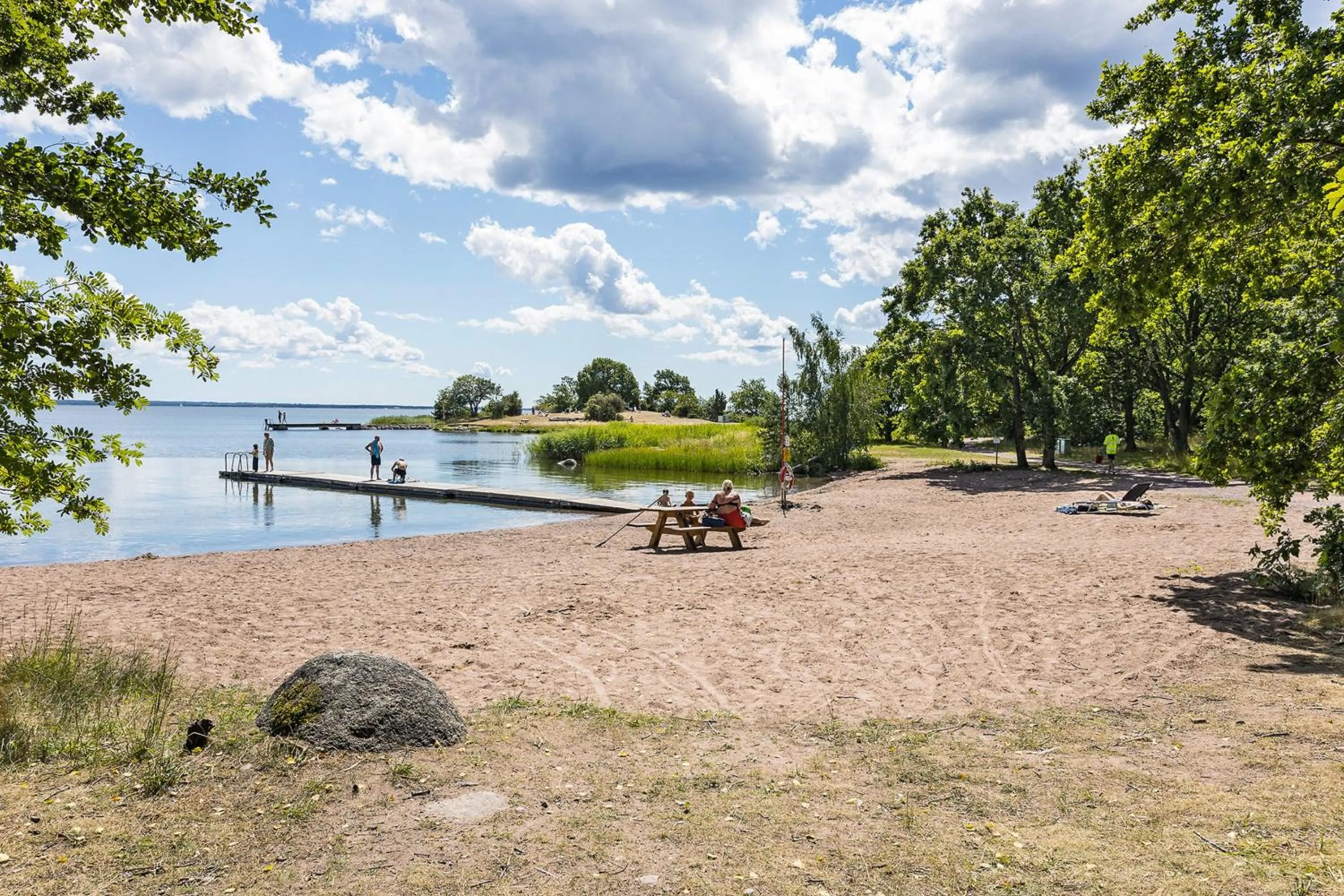 Beach in First Camp Stensö-Kalmar