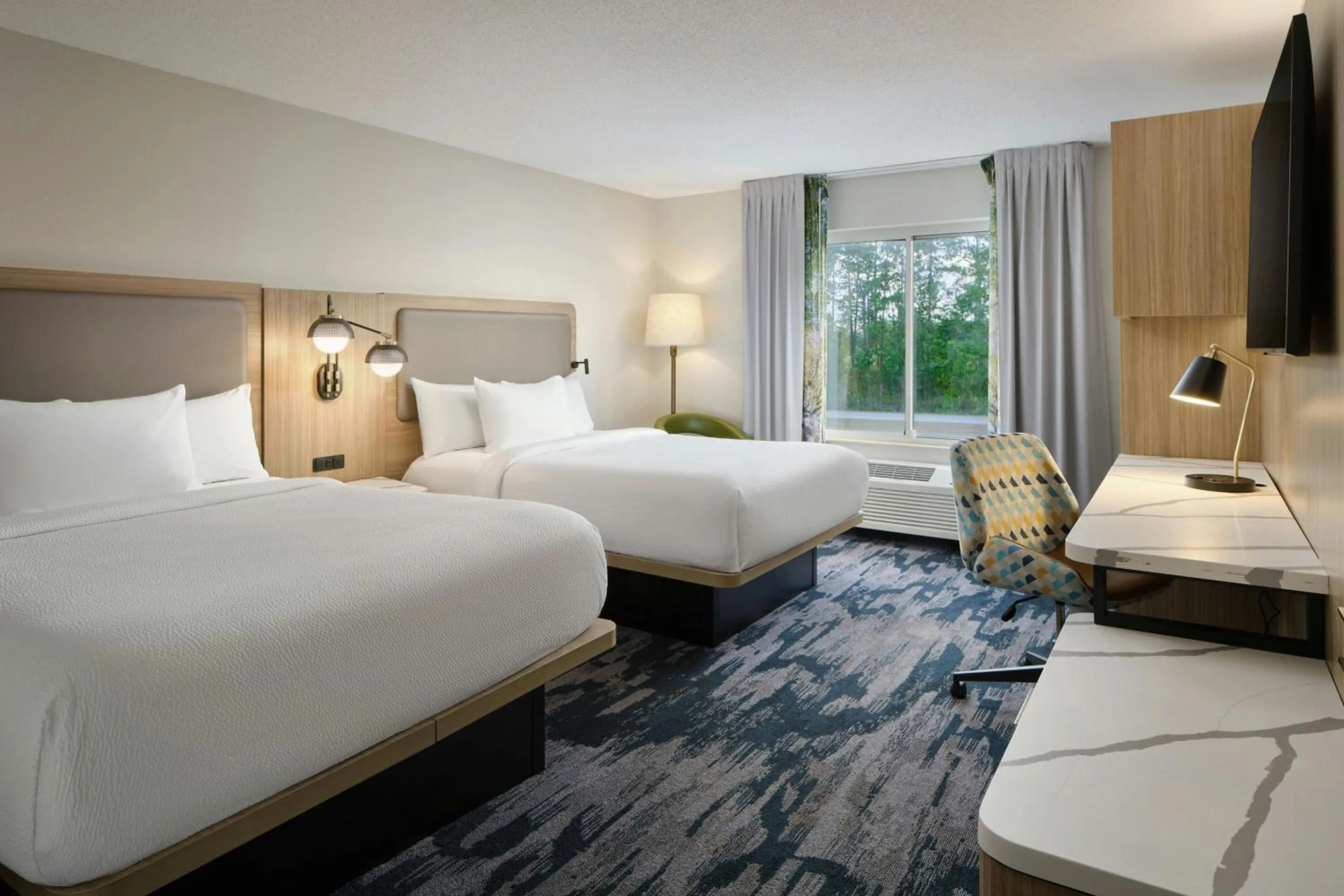 Photo of the whole room, Bed in Fairfield Inn Suites Brunswick