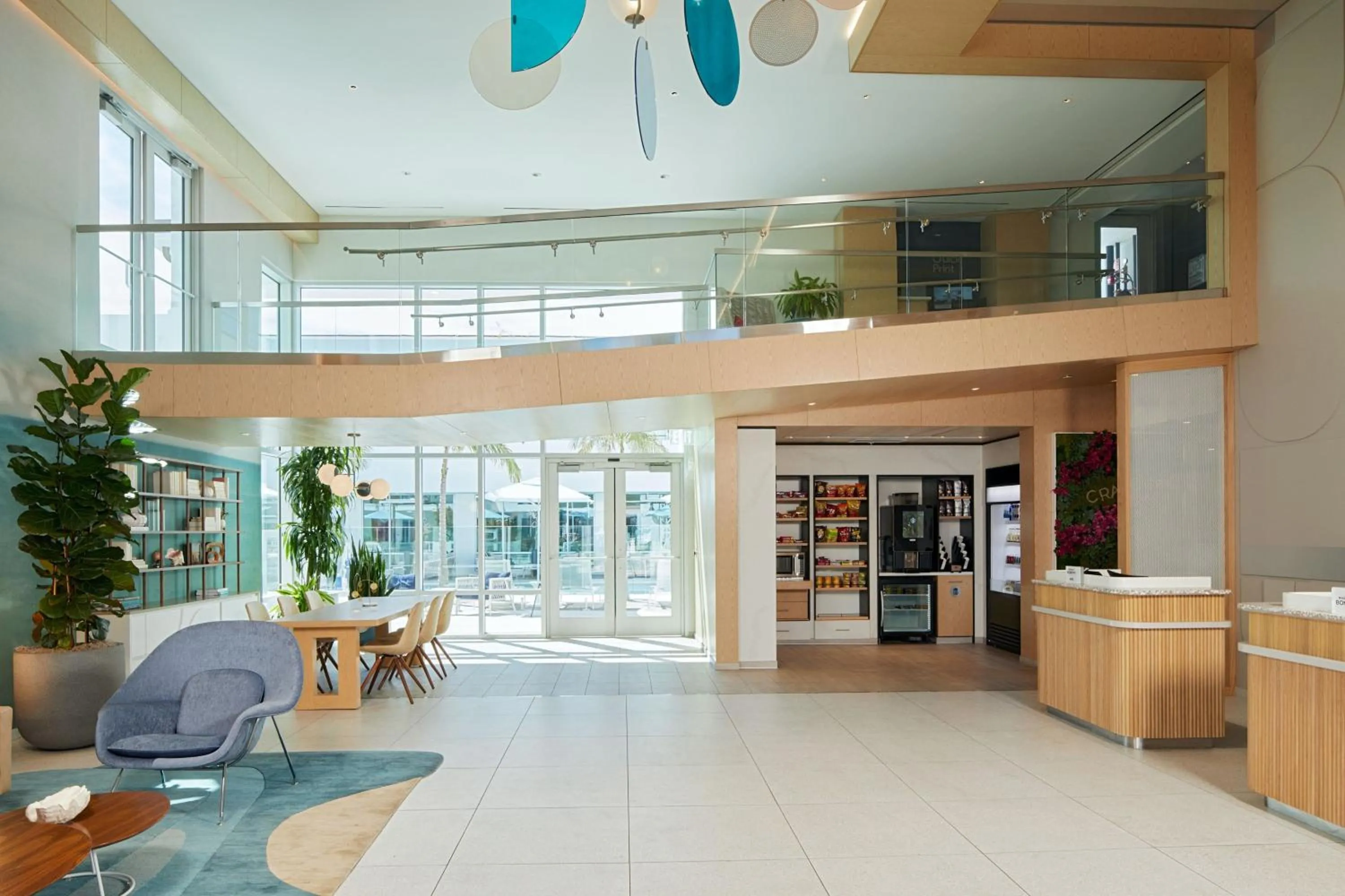 Lobby or reception in Courtyard by Marriott Santa Barbara Downtown