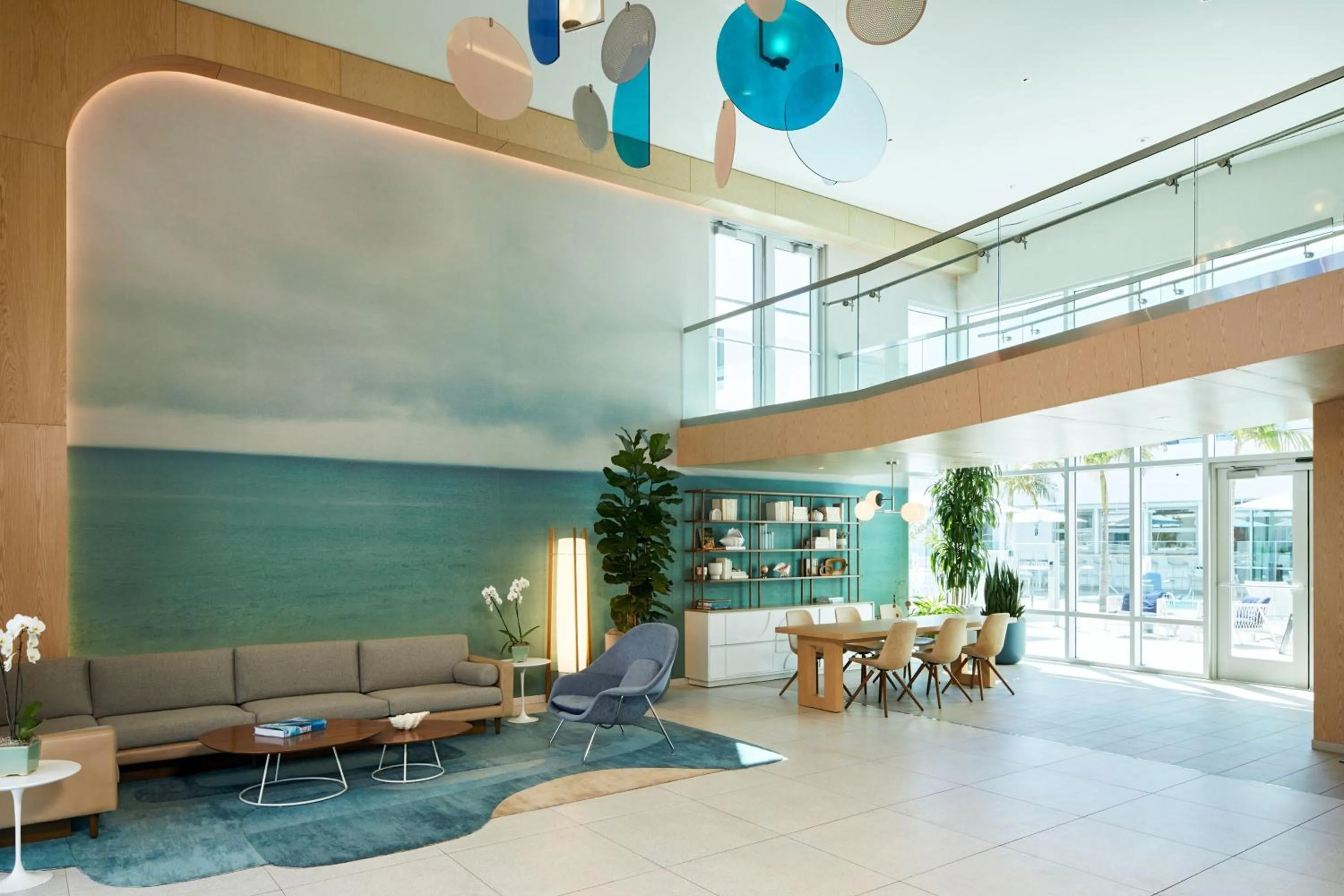 Lobby or reception in Courtyard by Marriott Santa Barbara Downtown