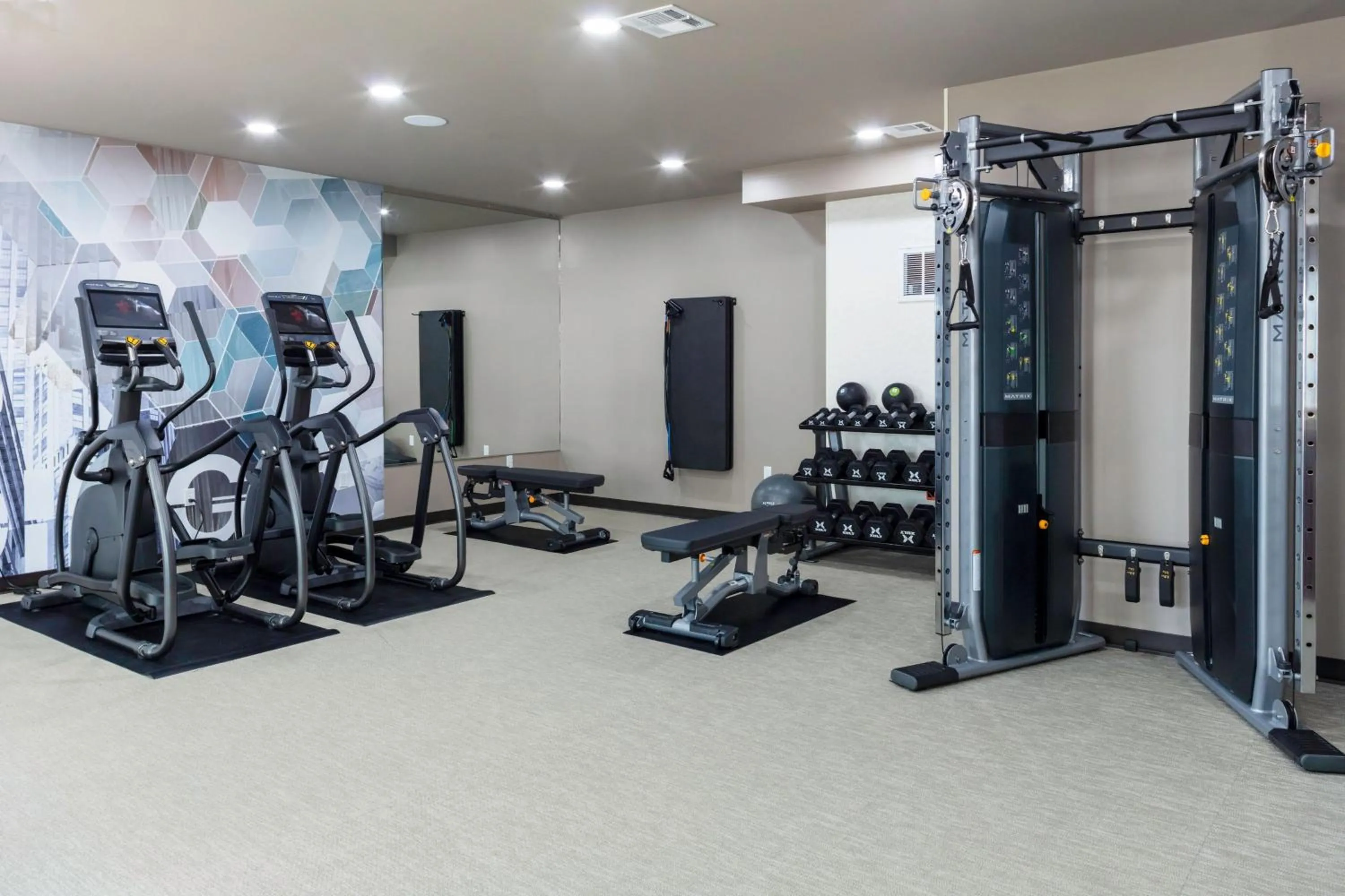 Fitness centre/facilities in SpringHill Suites by Marriott Baton Rouge South