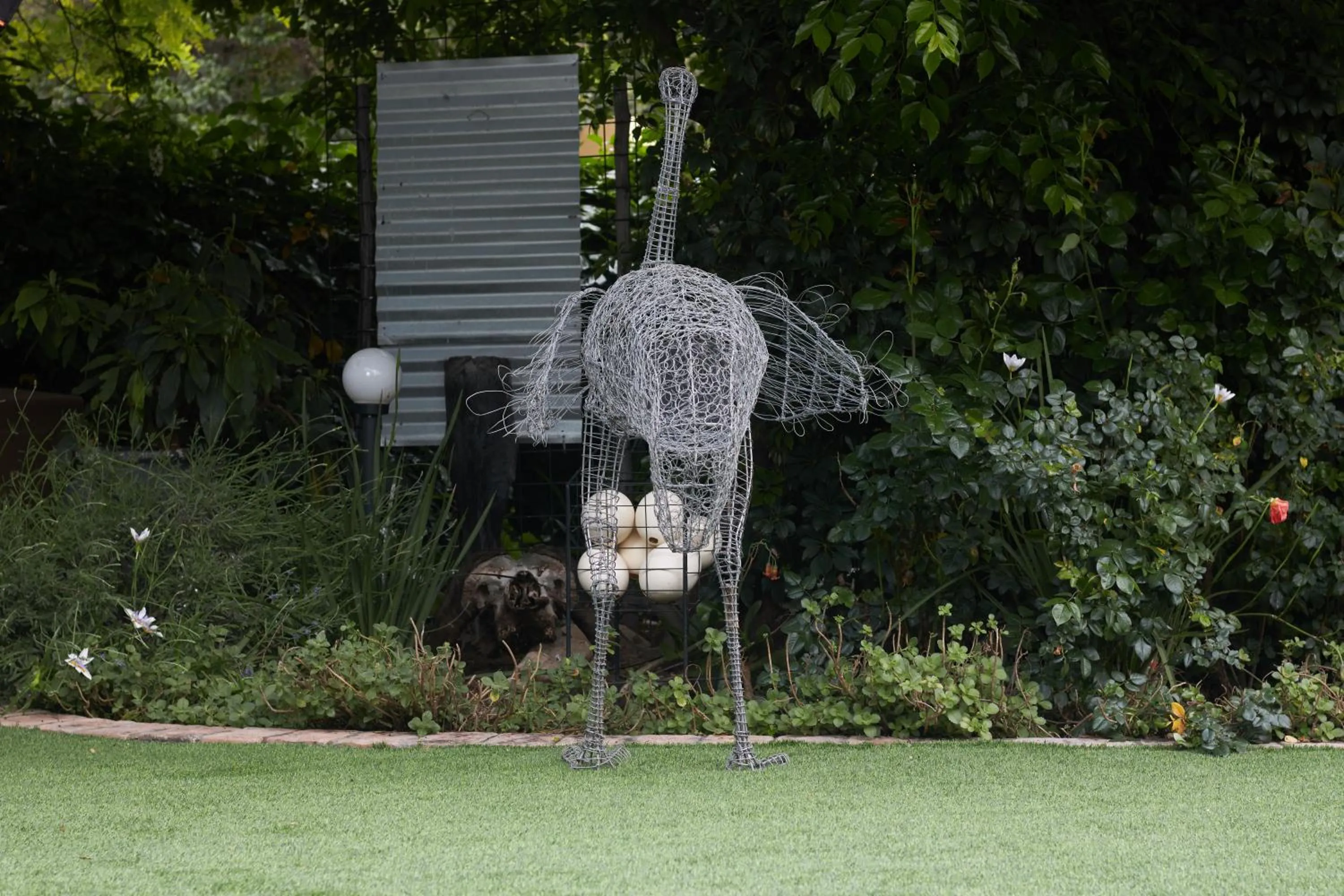 Garden view in De Akker Guest House Oudtshoorn