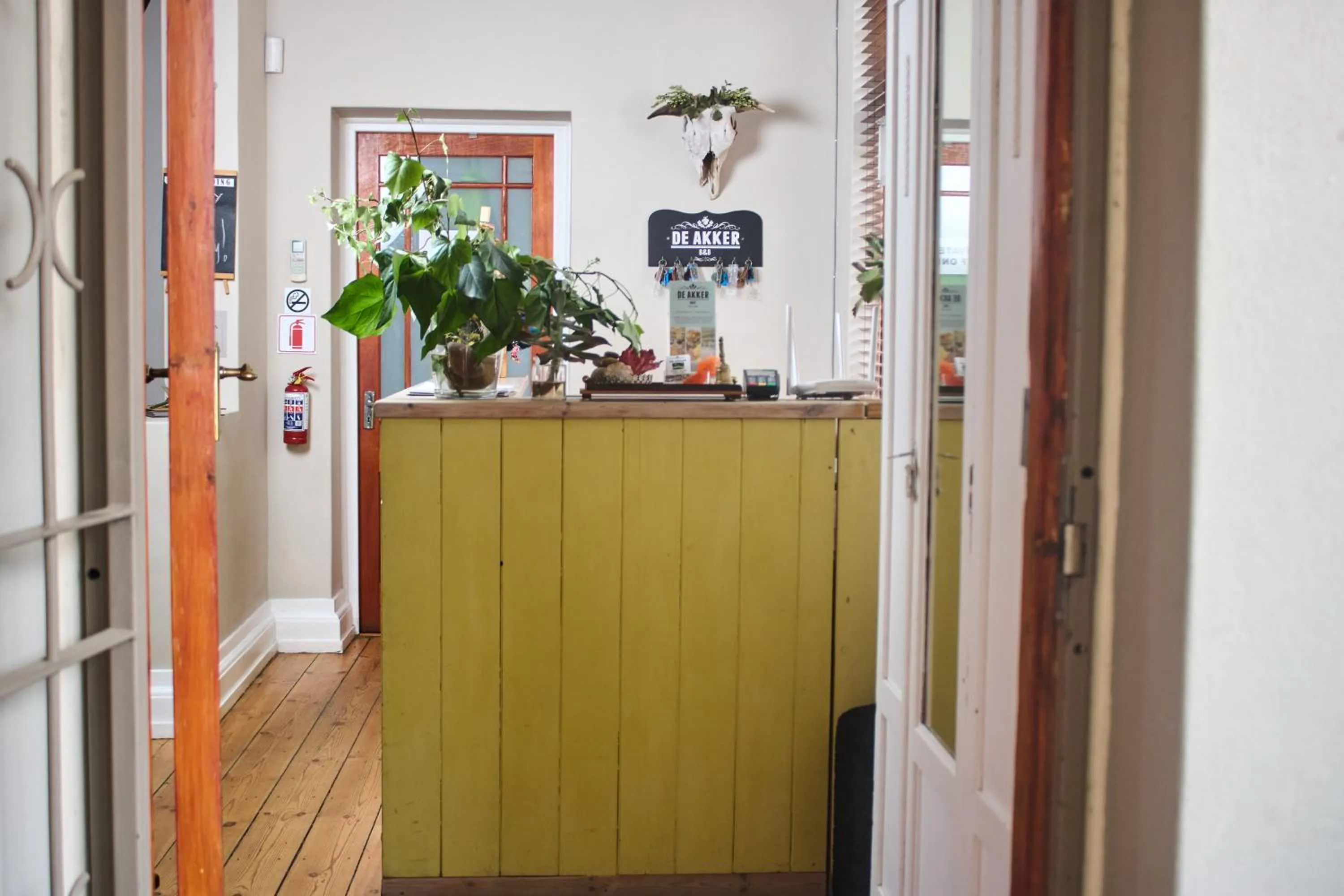 Lobby or reception in De Akker Guest House Oudtshoorn