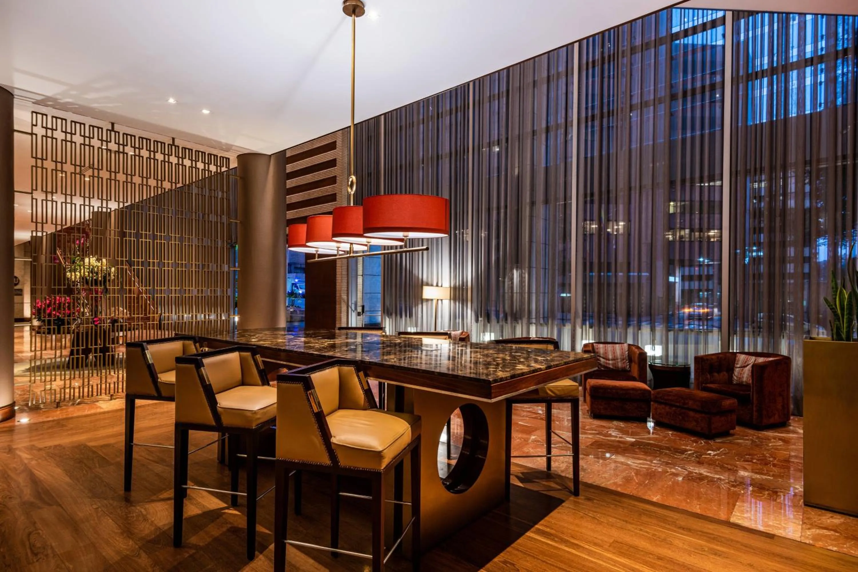 Lobby or reception in JW Marriott Hotel Bogotá