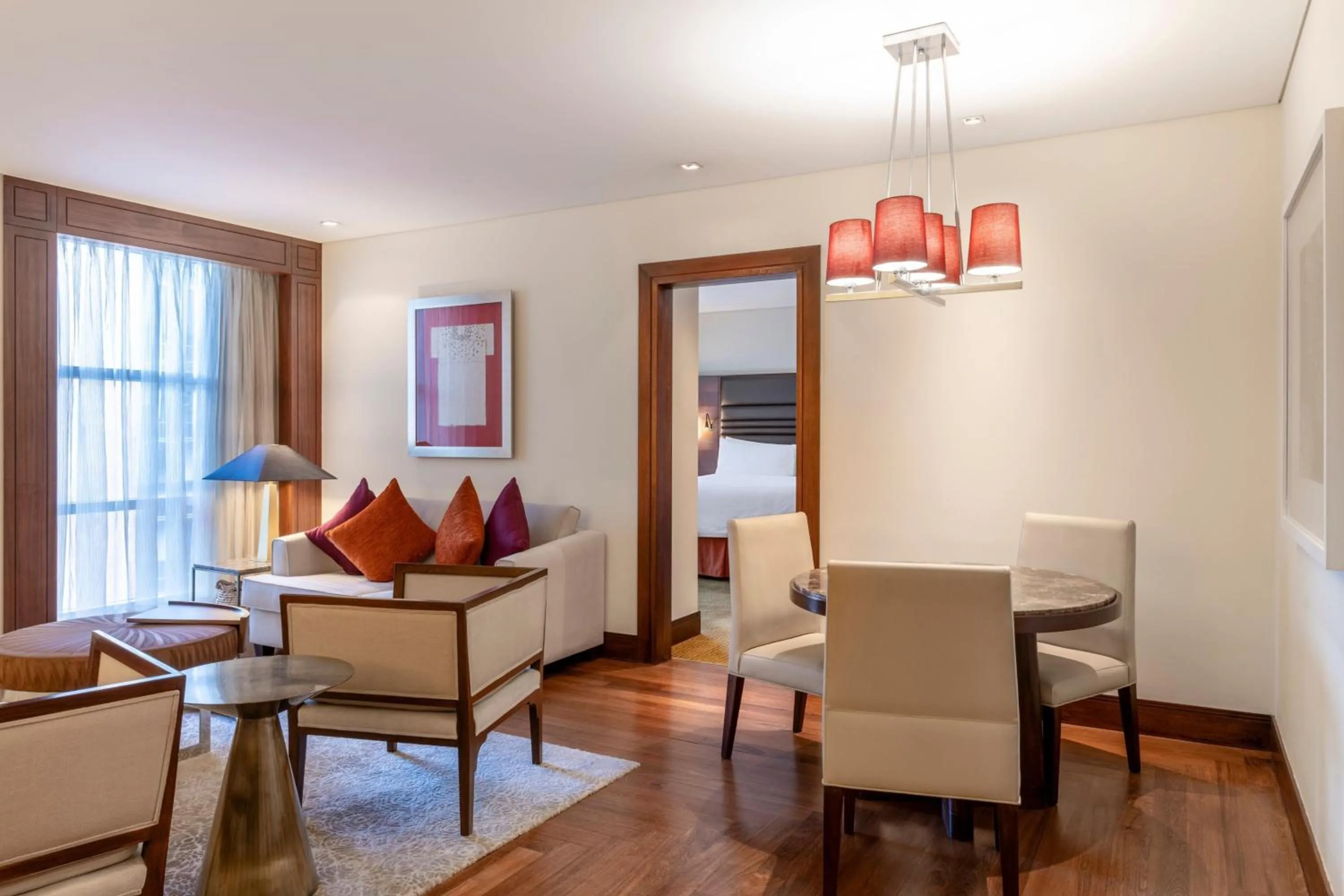 Living room in JW Marriott Hotel Bogotá