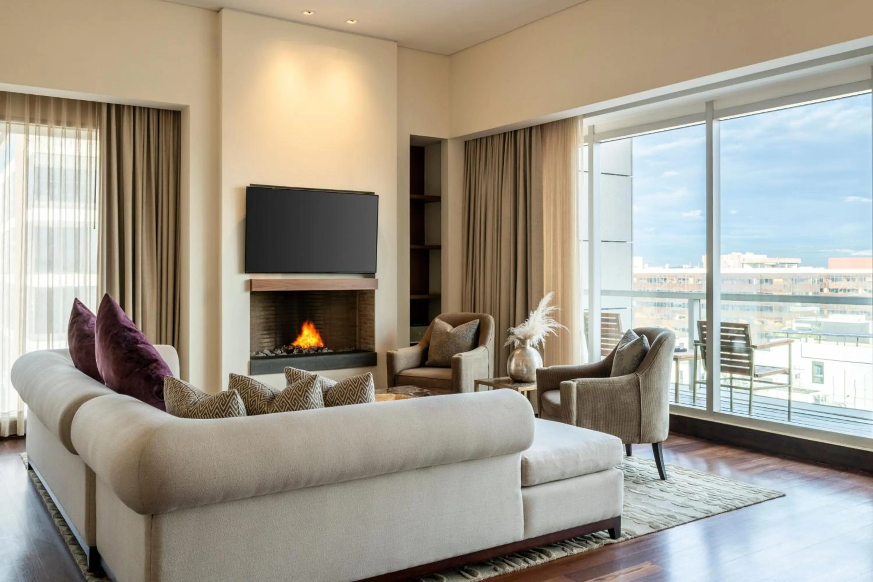 Living room in JW Marriott Hotel Bogotá