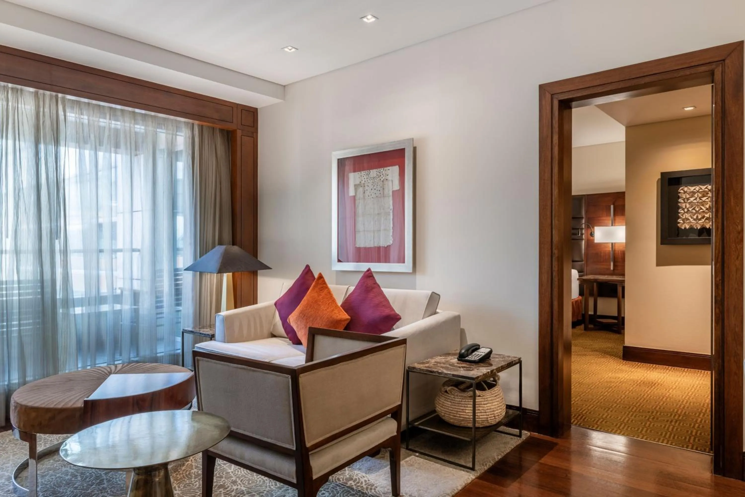 Living room in JW Marriott Hotel Bogotá