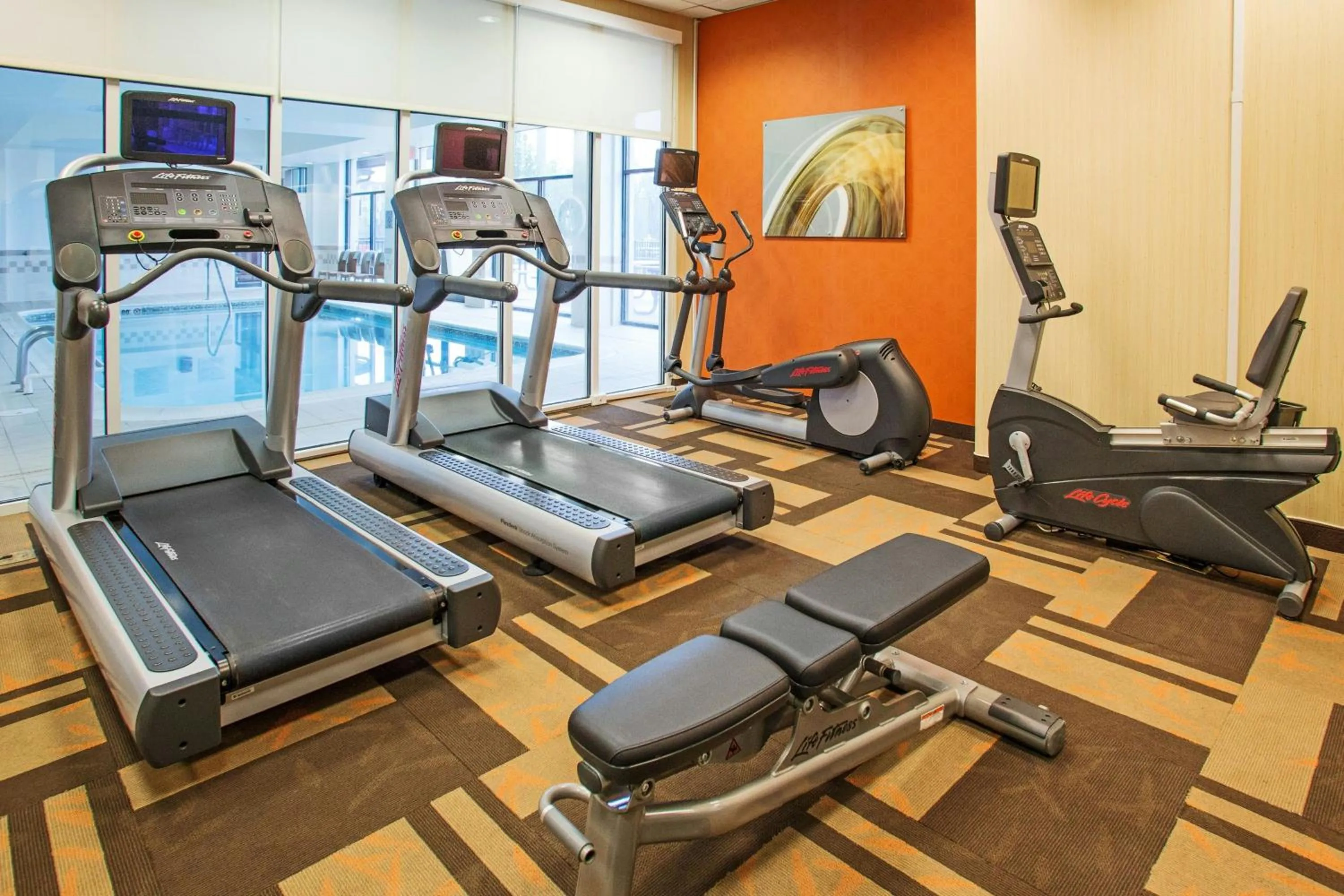 Fitness centre/facilities in Residence Inn Aberdeen at Ripken Stadium