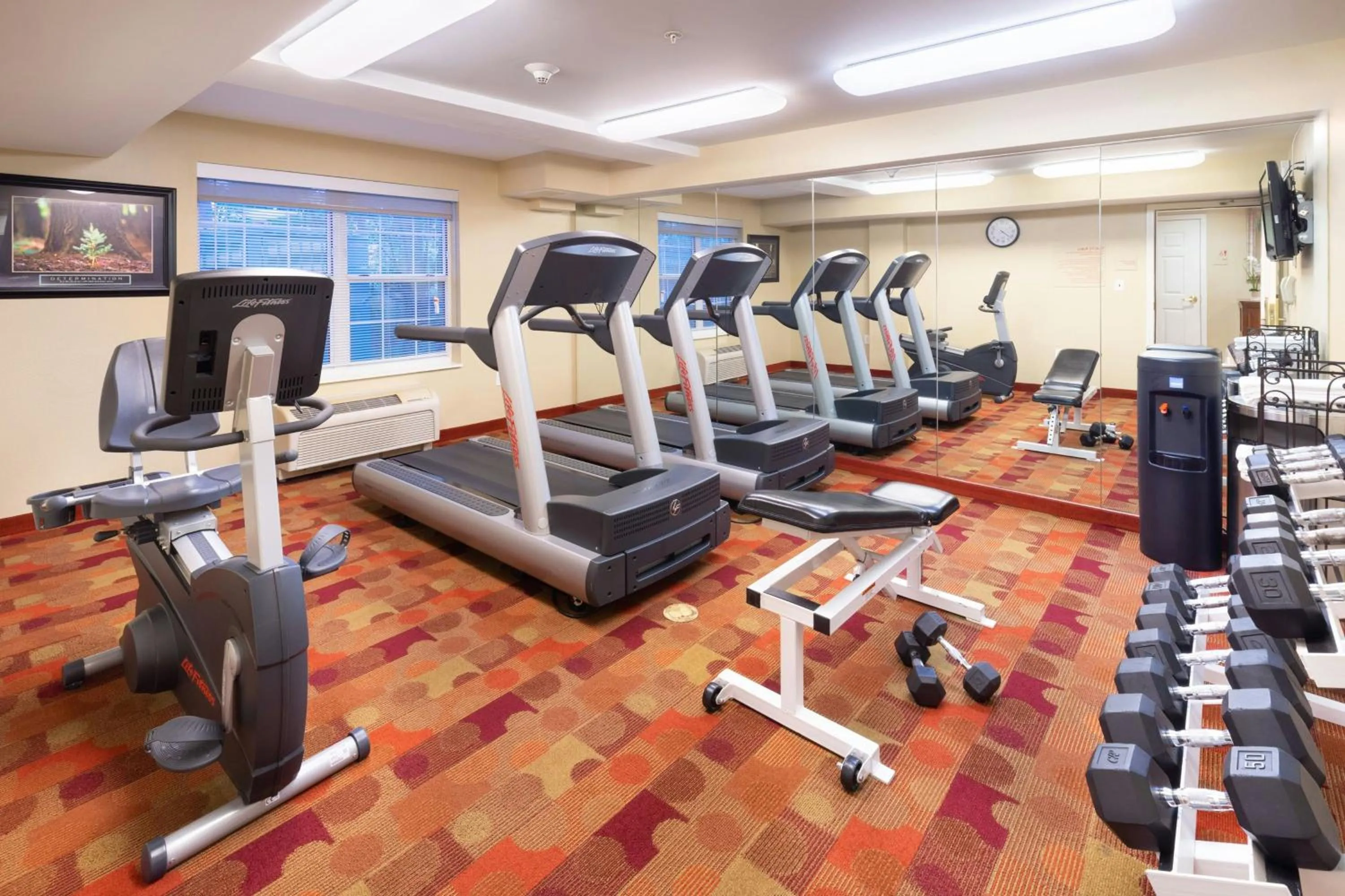Fitness centre/facilities in TownePlace Suites Bowie Town Center